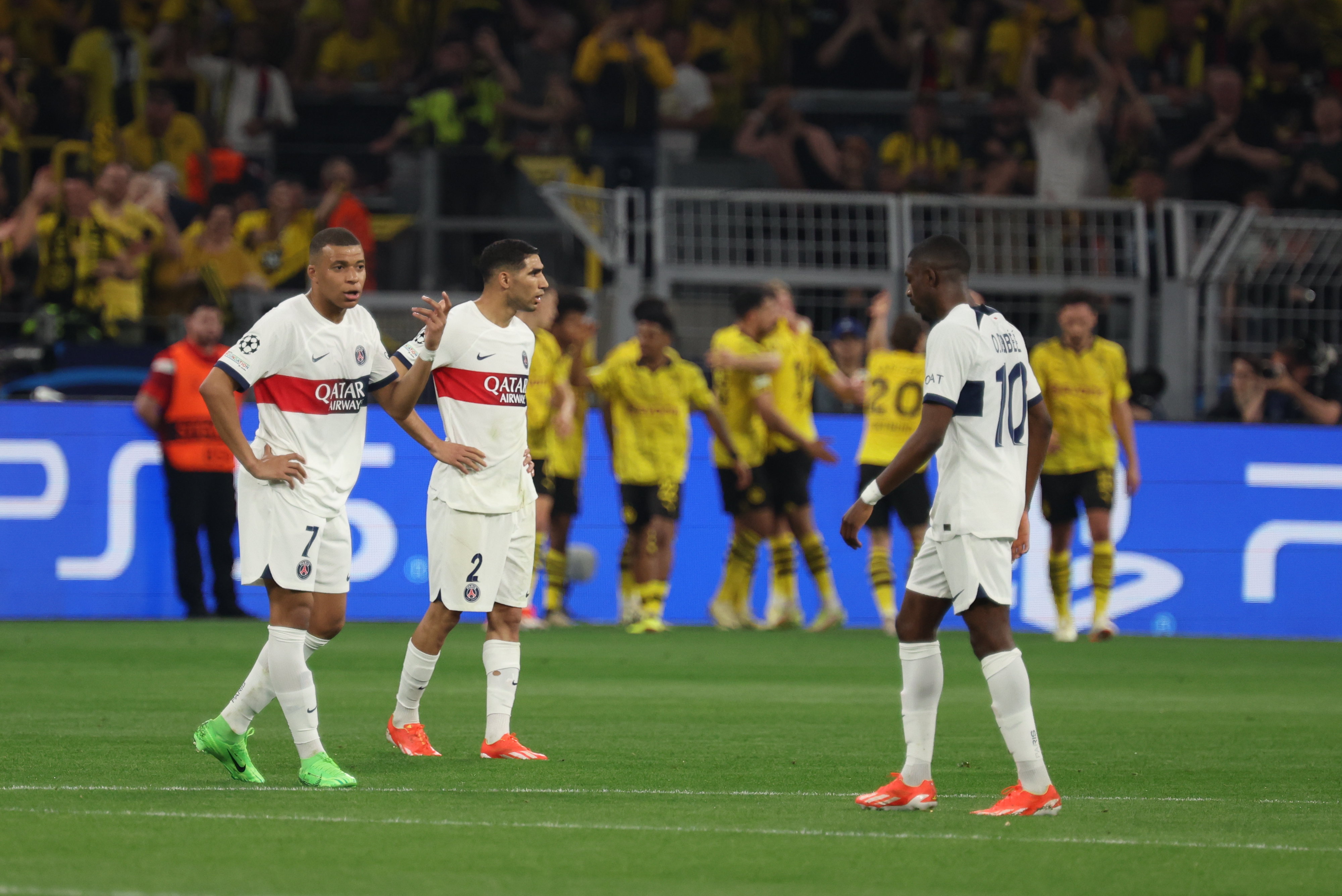 Les Parisiens n'ont pas trouvé les solutions mercredi soir face au Borussia Dortmund. LP/Arnaud Journois
