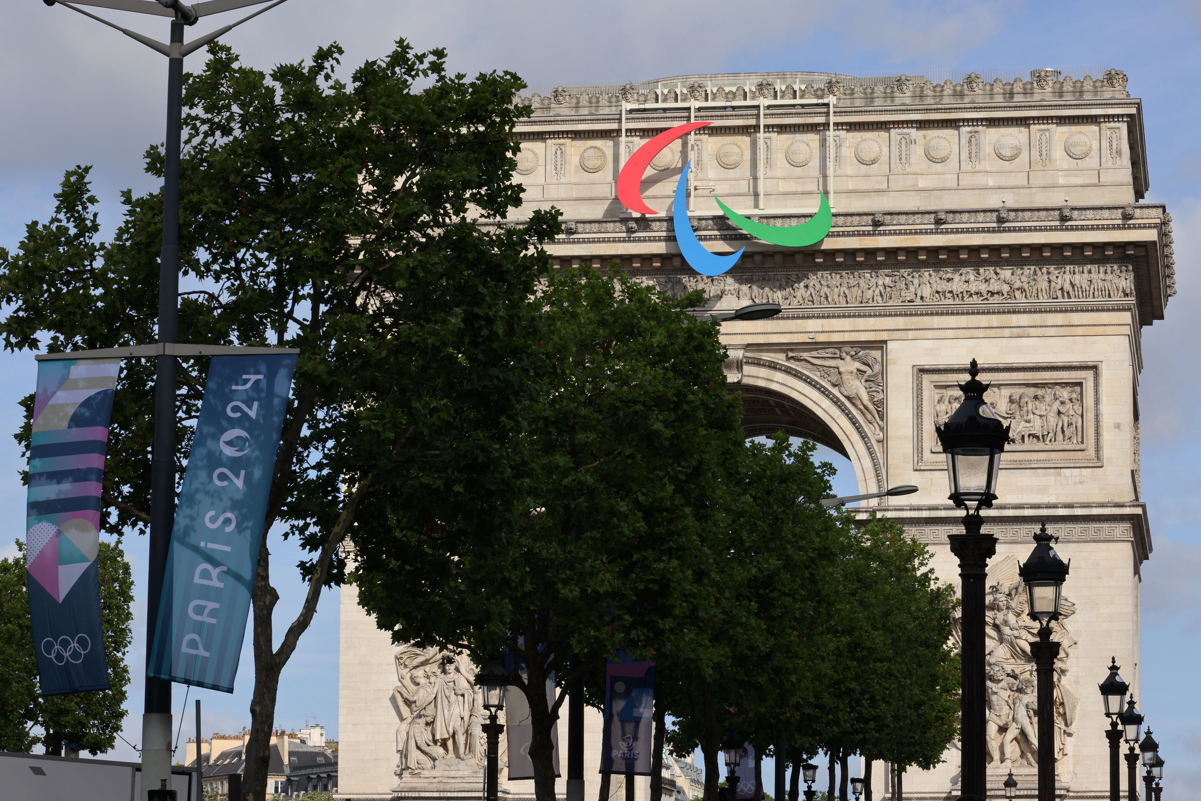 Les Champs-Elysées et la Place de la Concorde seront le théâtre de la cérémonie d'ouverture des Jeux paralympiques de Paris 2024. LP/Delphine Goldsztejn