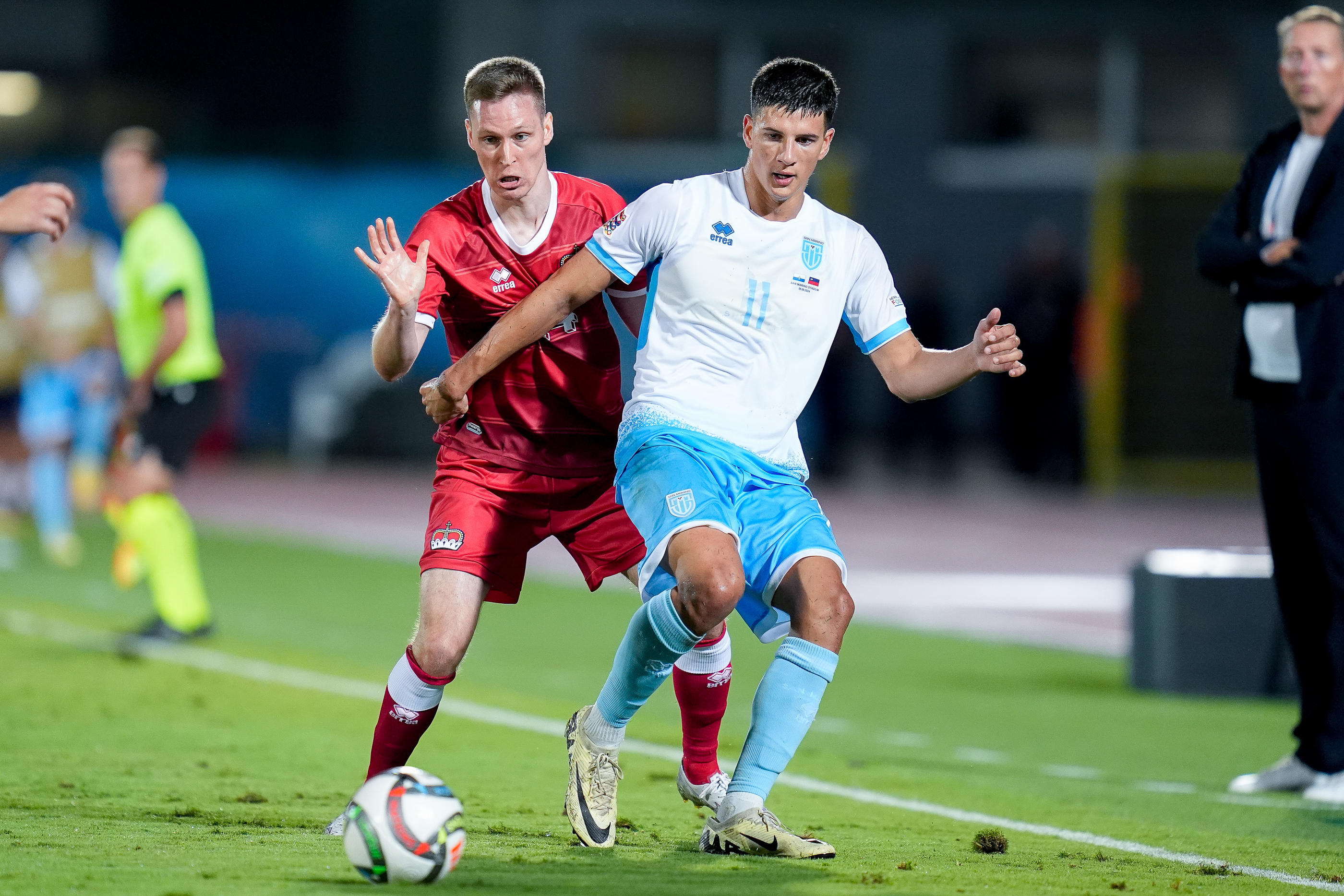 Les joueurs de Saint-Marin ont remporté un succès historique contre le Liechtenstein. Icon Sport