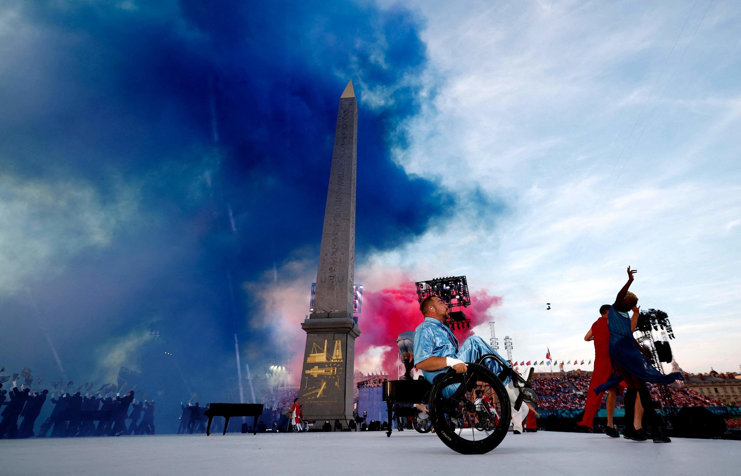 Pour la première fois de son histoire et pour onze jours de compétition, Paris accueille les Jeux paralympiques. La cérémonie s'est ouverte ce mercredi à 20 heures. AFP/Gonzalo Fuente