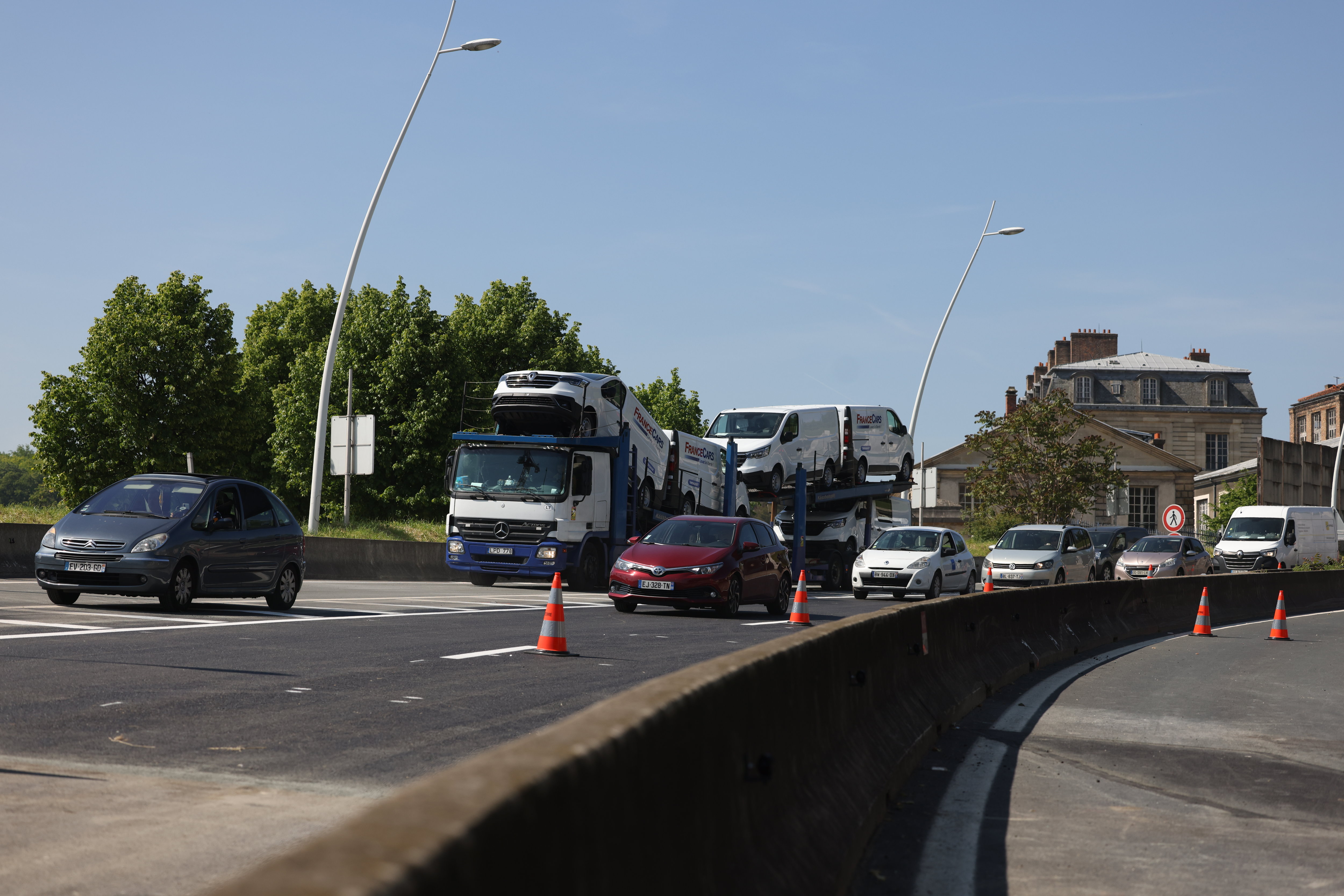 L'autoroute A13 rouvre partiellement ce vendredi 10 mai. Photo : LP/ ARNAUD JOURNOIS