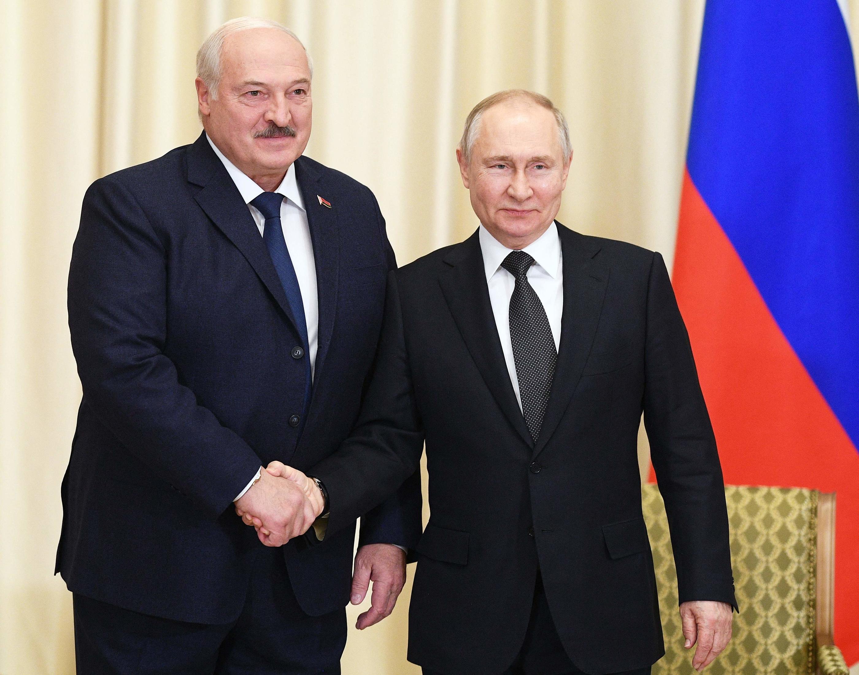Le président biélorusse Alexandre Loukachenko est un allié fidèle de Vladimir Poutine, au pouvoir depuis 1994. Vladimir Astapkovich / SPUTNIK / AFP