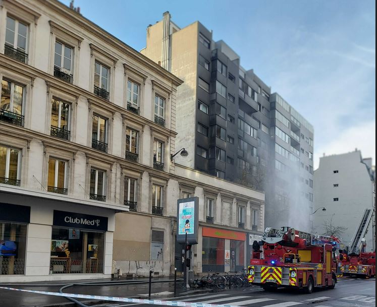 Un incendie s'est déclaré tôt ce jeudi matin dans un supermarché du XVe arrondissement de Paris. LP / Blandine Seigle