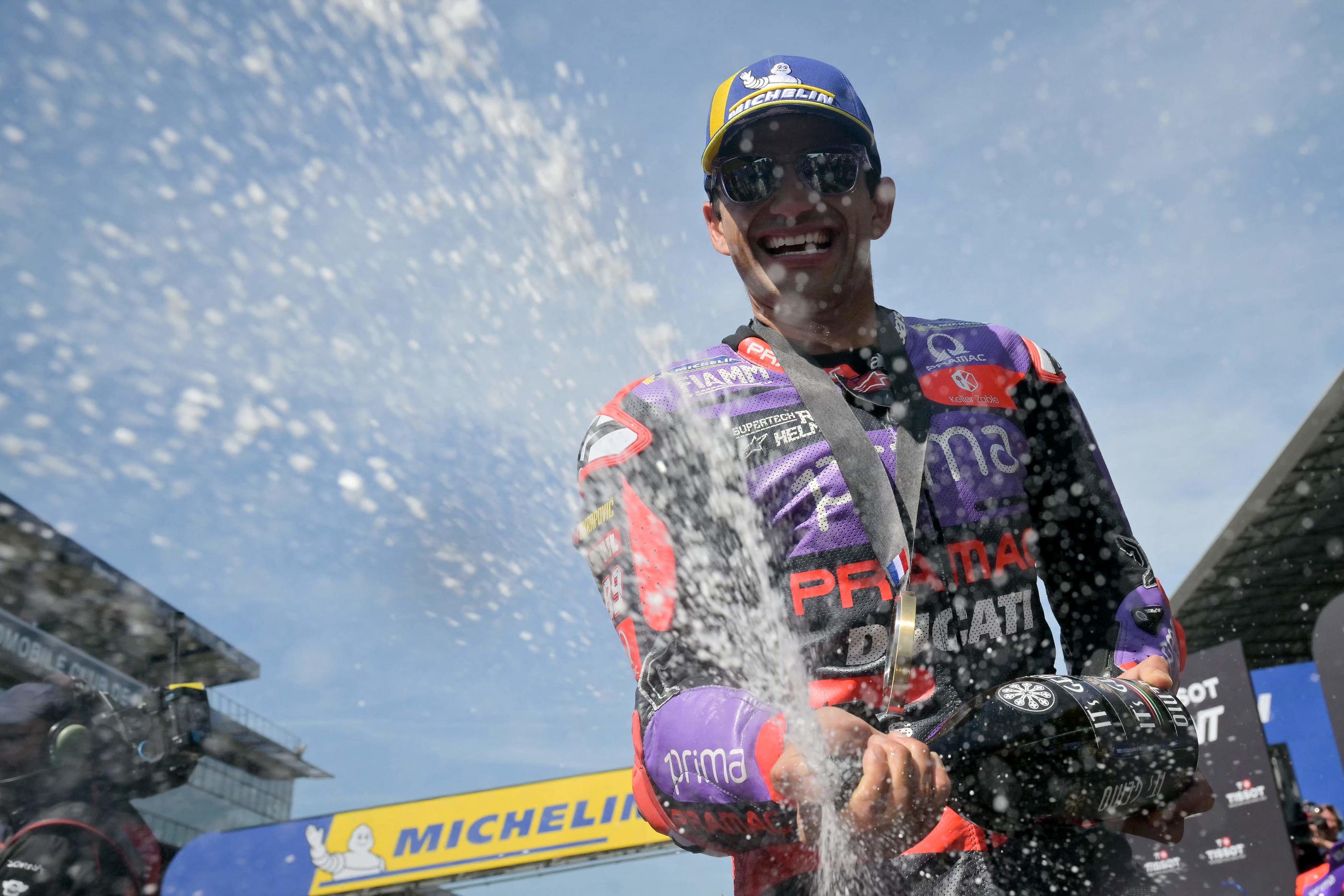 Jorge Martin a remporté la course sprint du GP de France (Photo Lou Benoist / AFP)