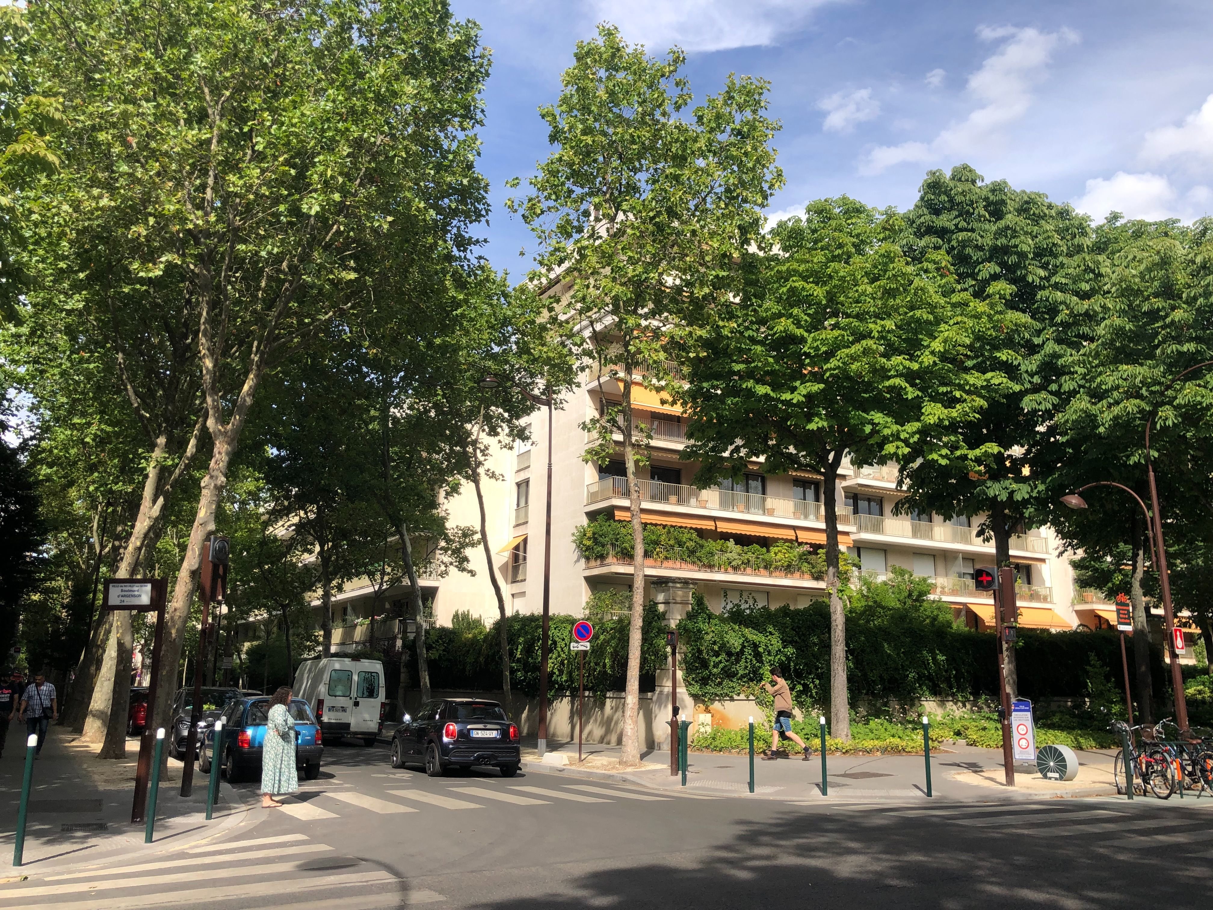 Neuilly-sur-Seine (Hauts-de-Seine), le 12 juillet 2023. D'après l'Atelier parisien d'urbanisme (Apur), la ville fait partie des communes les plus ségréguées du Grand Paris car elle concentre les habitants les plus riches. LP/H.H.