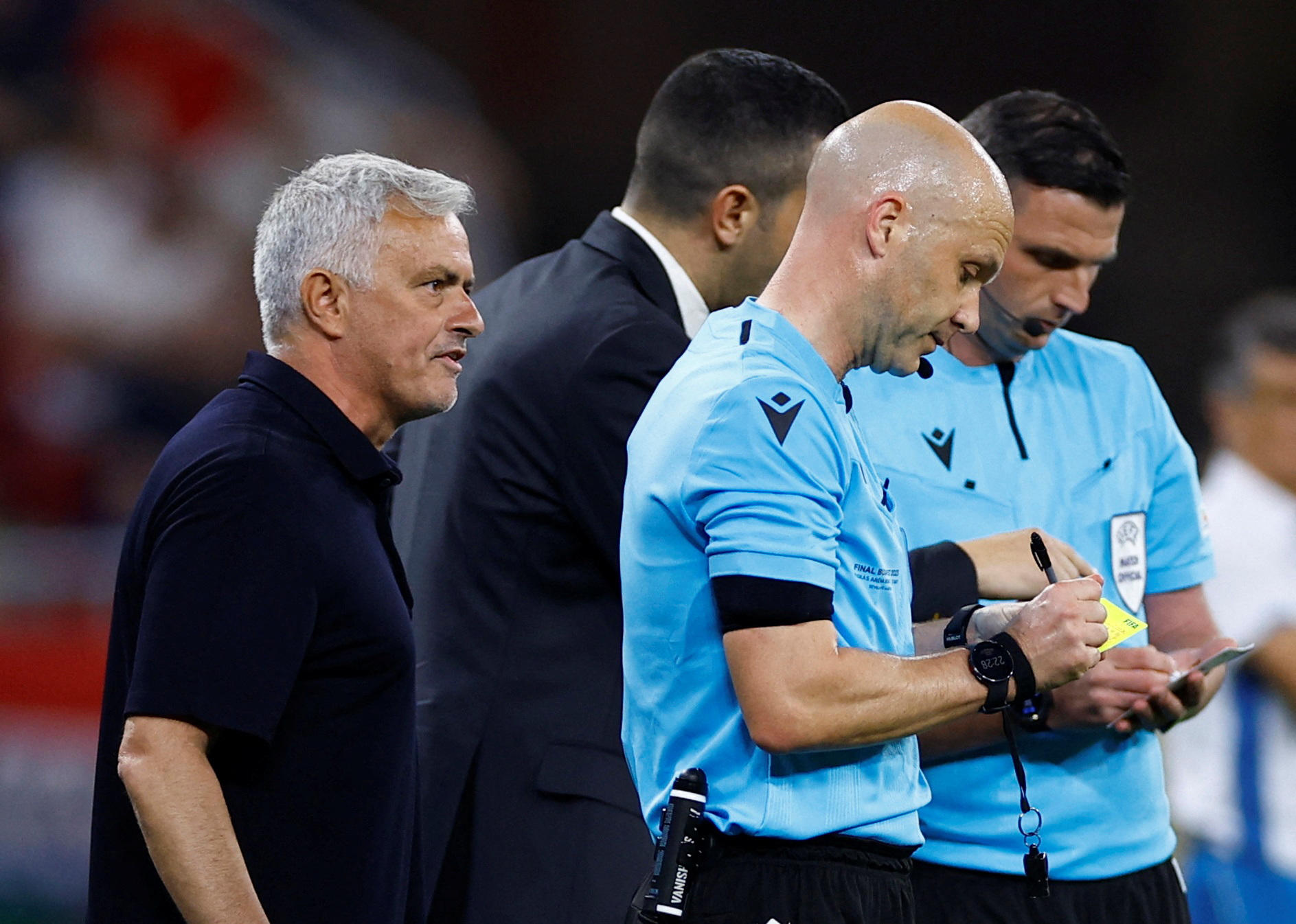 José Mourinho est sous le coup d'une enquête disciplinaire de l'UEFA (Photo REUTERS/John Sibley)