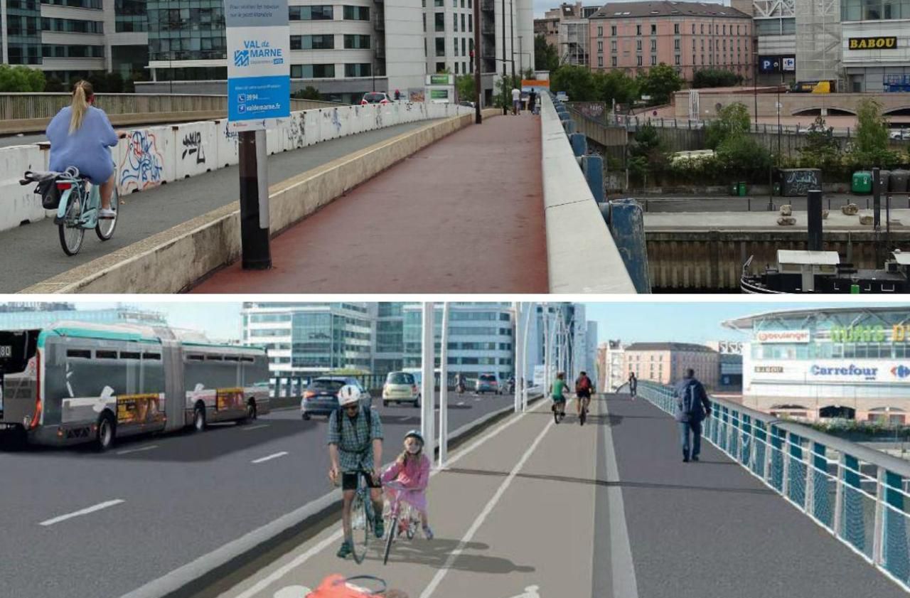 <b></b> Ivry-sur-Seine. Le chantier géant qui commence cette semaine pour trois ans prépare la transformation des ponts Mandela en véritables axes cyclistes.