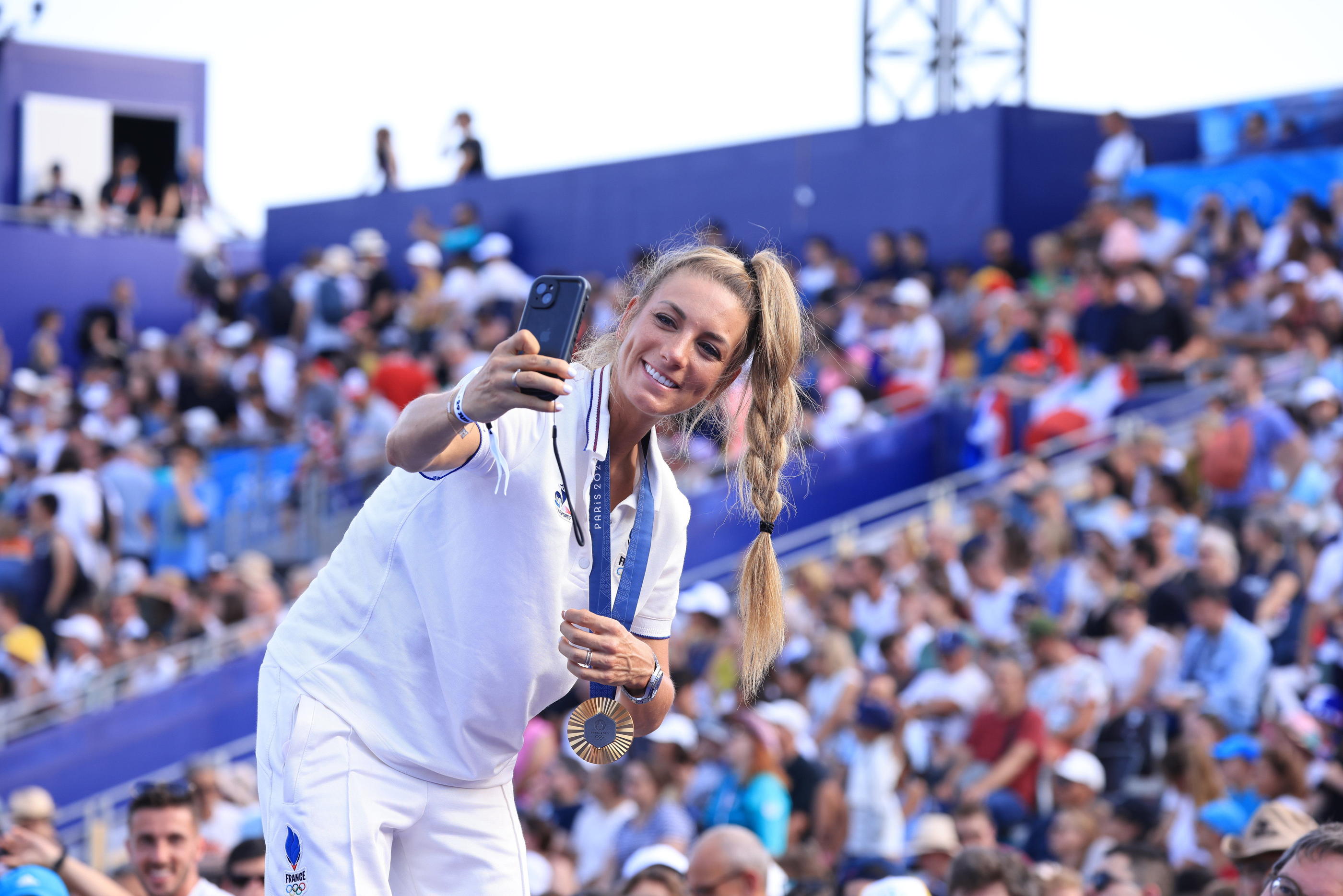 Deux mois après son titre, Pauline Ferrand-Prévot fait son retour sur route à l'occasion des Mondiaux à Zurich, fin septembre. LP/Olivier Arandel.