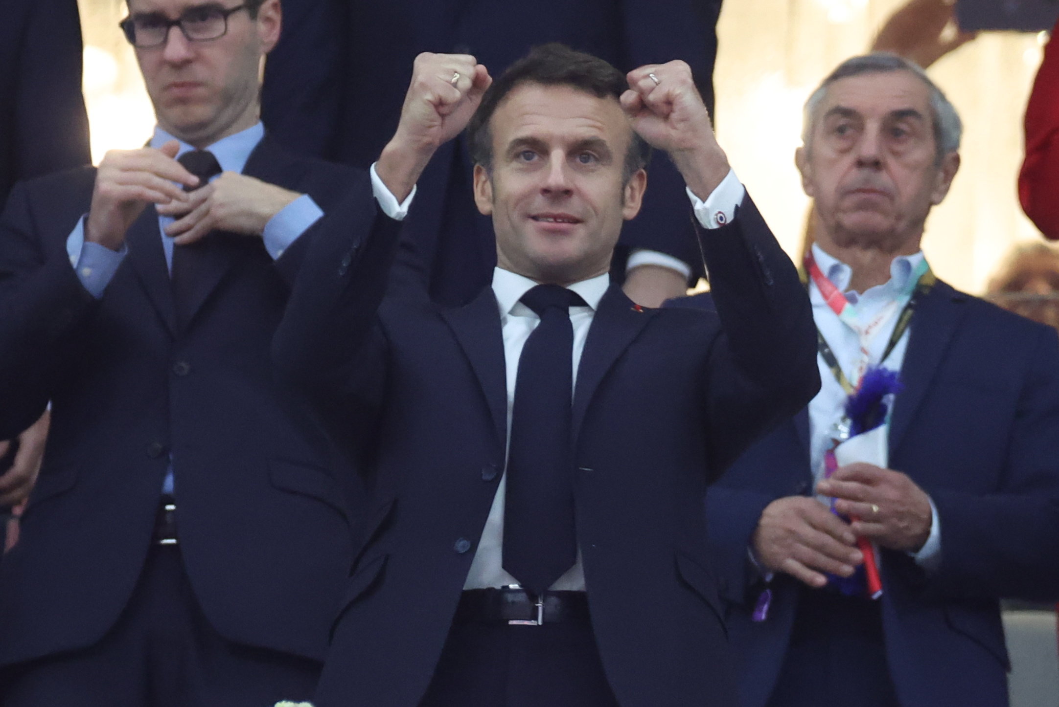 Emmanuel Macron sera présent dans les tribunes du stade de Lusail pour assister à la finale entre la France et l'Argentine ce dimanche. LP/Arnaud Journois