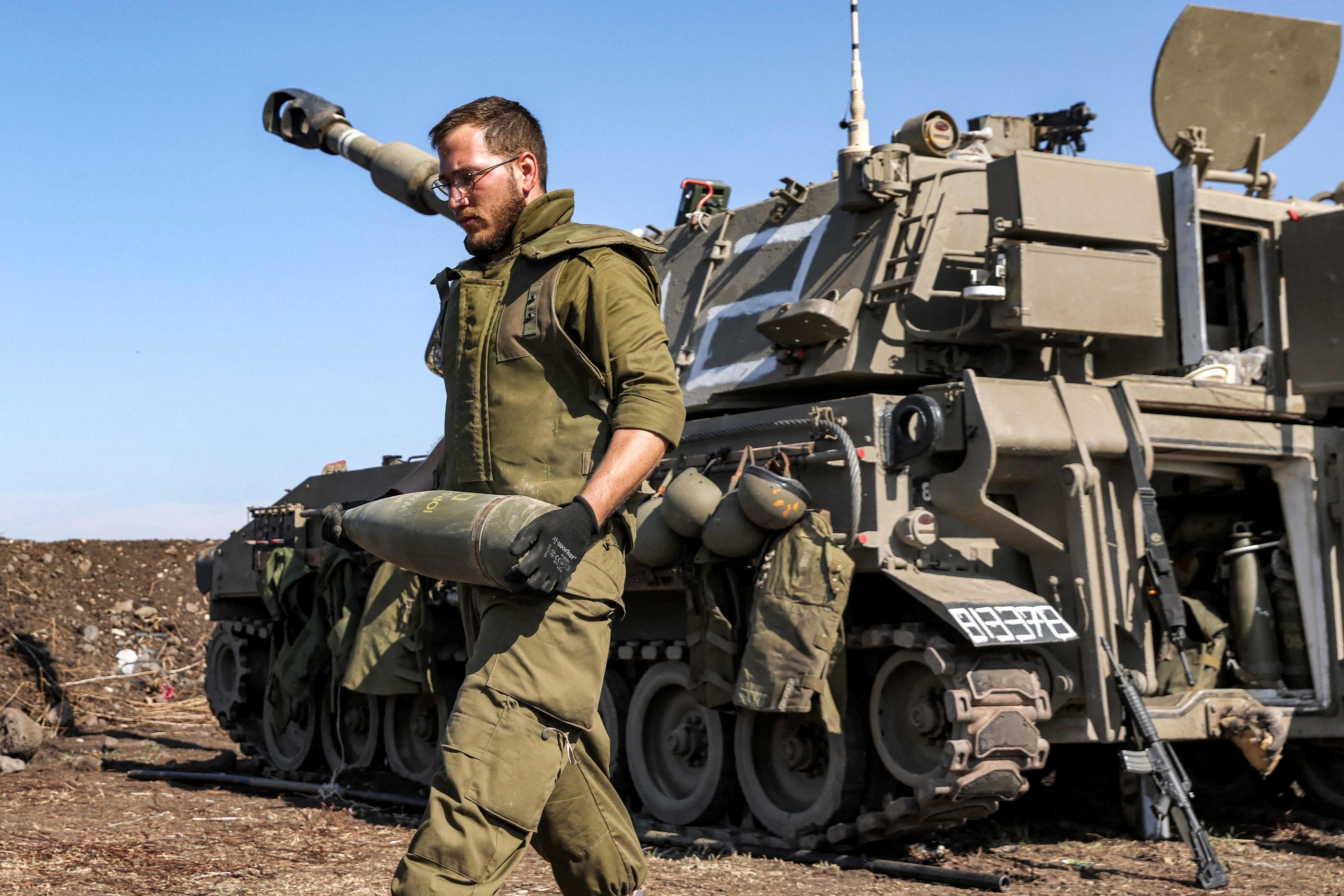 L'armée israélienne pilonne depuis le 7 octobre l'enclave palestinienne. AFP/Jalaa MAREY