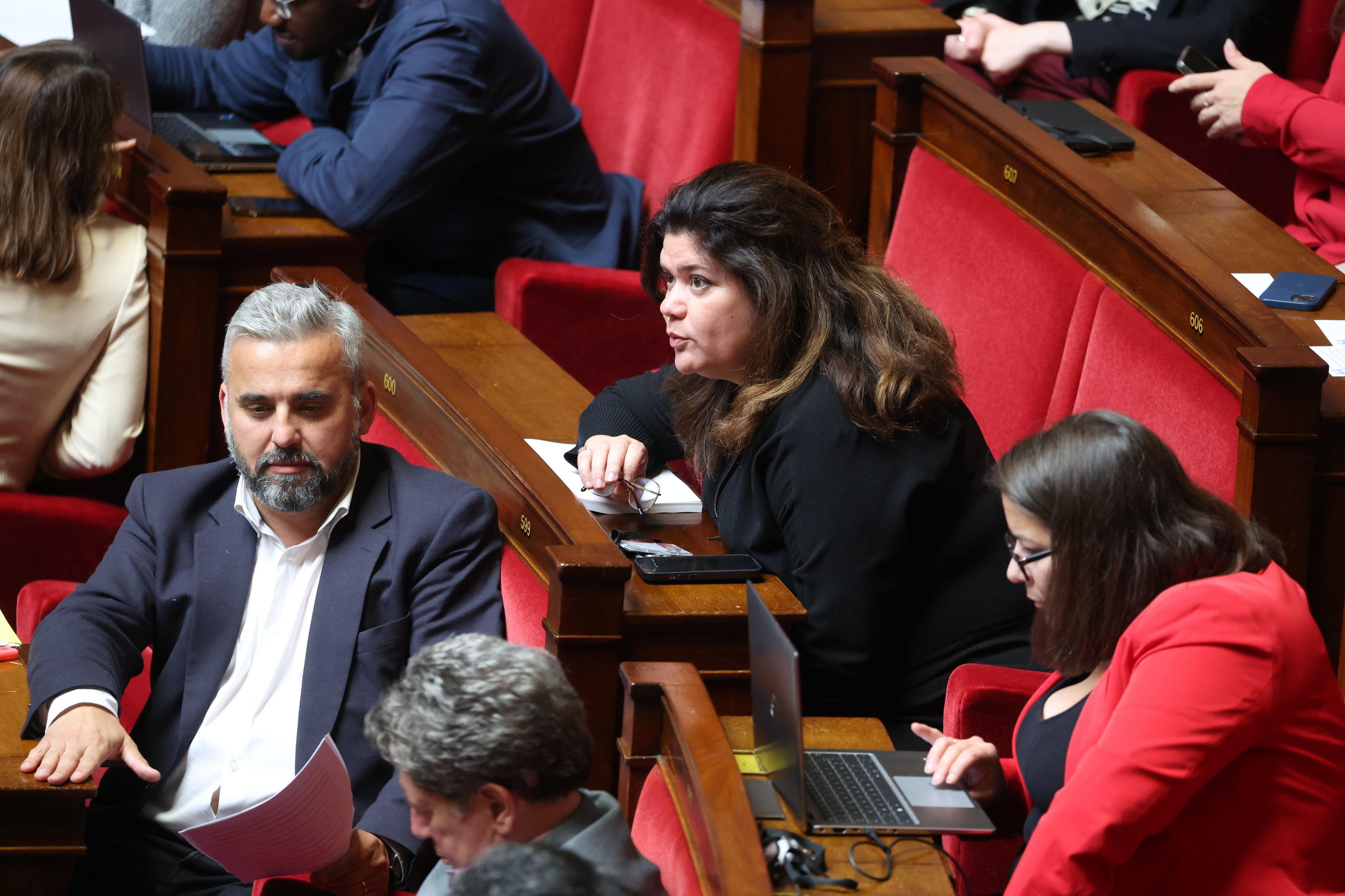 Paris (VIIe), Palais-Bourbon. Battue lors des dernières élections législatives, Raquel Garrido conteste l'élection d'Aly Diouara, qui lui a succédé en tant que député de la 5e circonscription de Seine-Saint-Denis. LP/Arnaud Journois