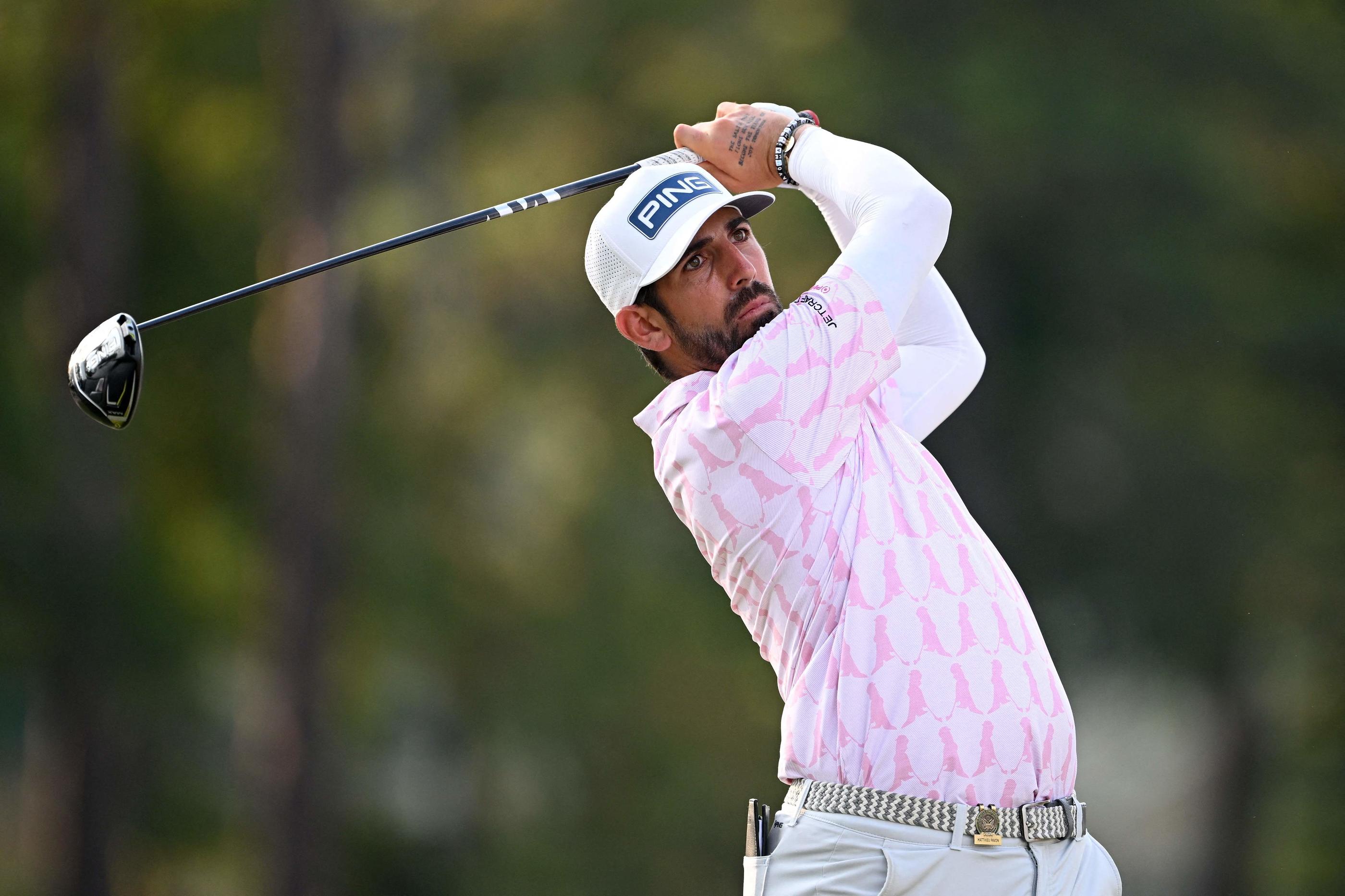 Matthieu Pavon est 5e après deux tours à l'US Open. Son compatriote Victor Perez a manqué le cut. AFP