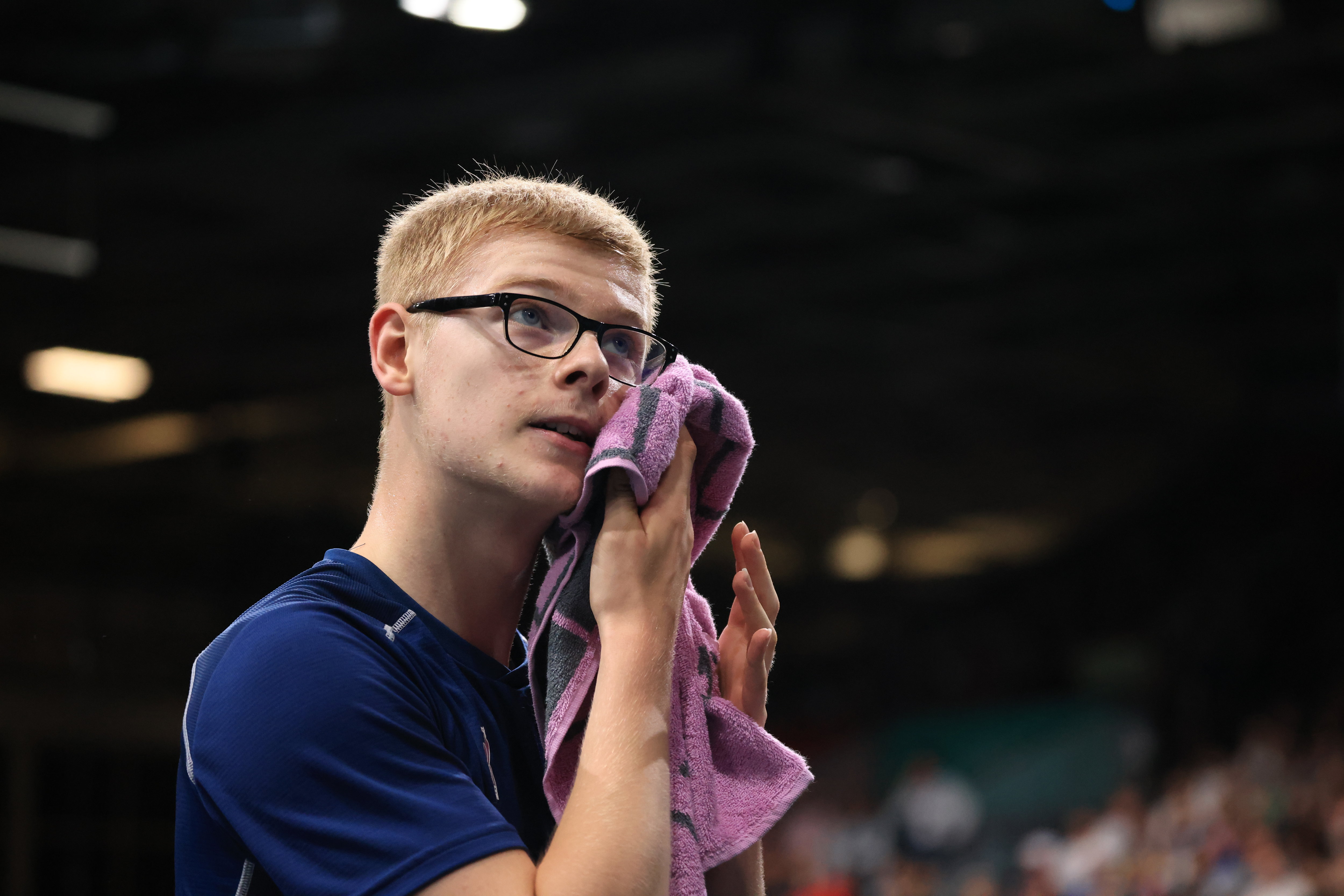 Le Français a tout simplement été impuissant face à Fan Zhendong. LP / Olivier Arandel