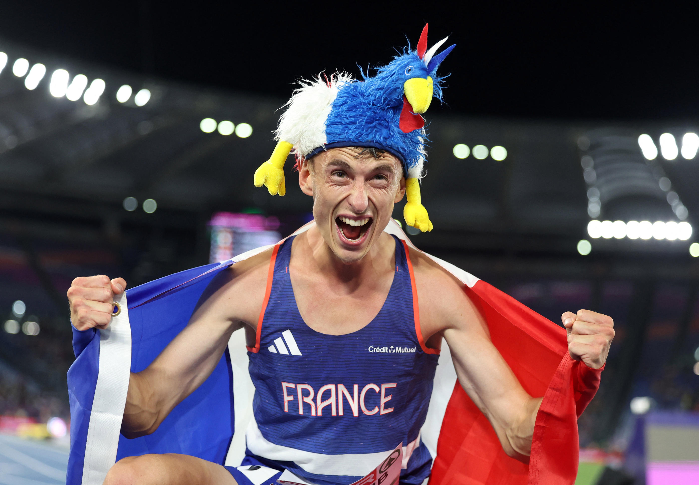 Yann Schrub décroche l'argent sur 10 000 m.