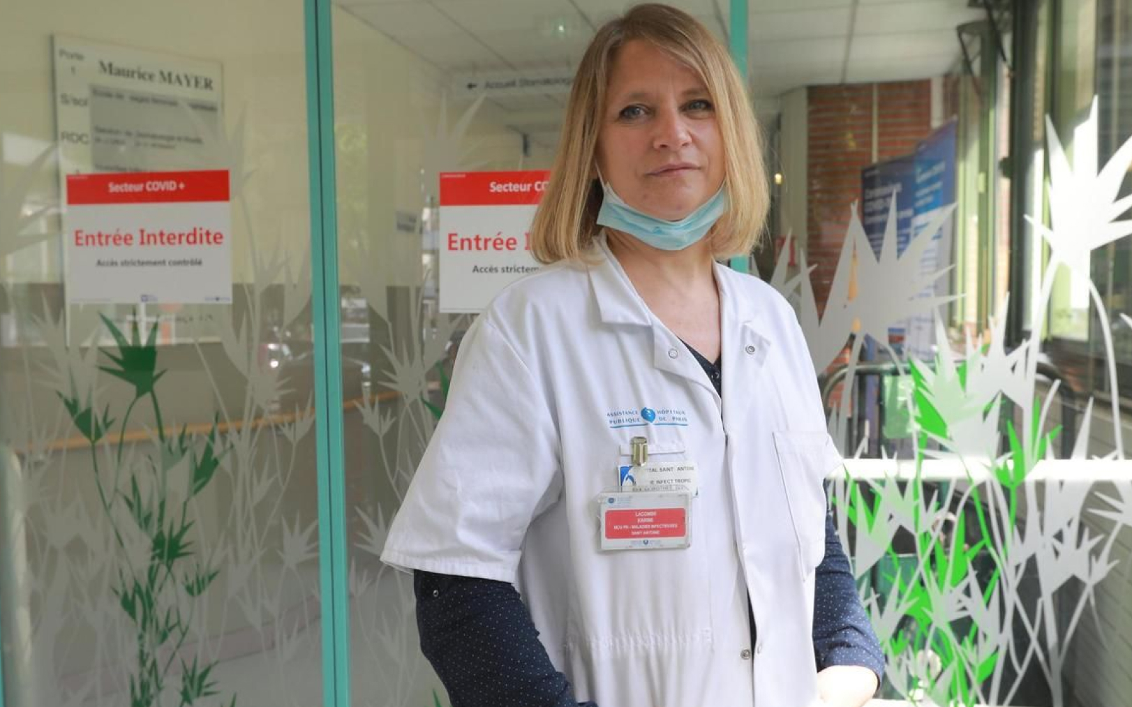 Karine Lacombe, cheffe du service Infectiologie à l’hôpital Saint-Antoine à Paris, ici en décembre 2020.  LP/Philippe Lavieille