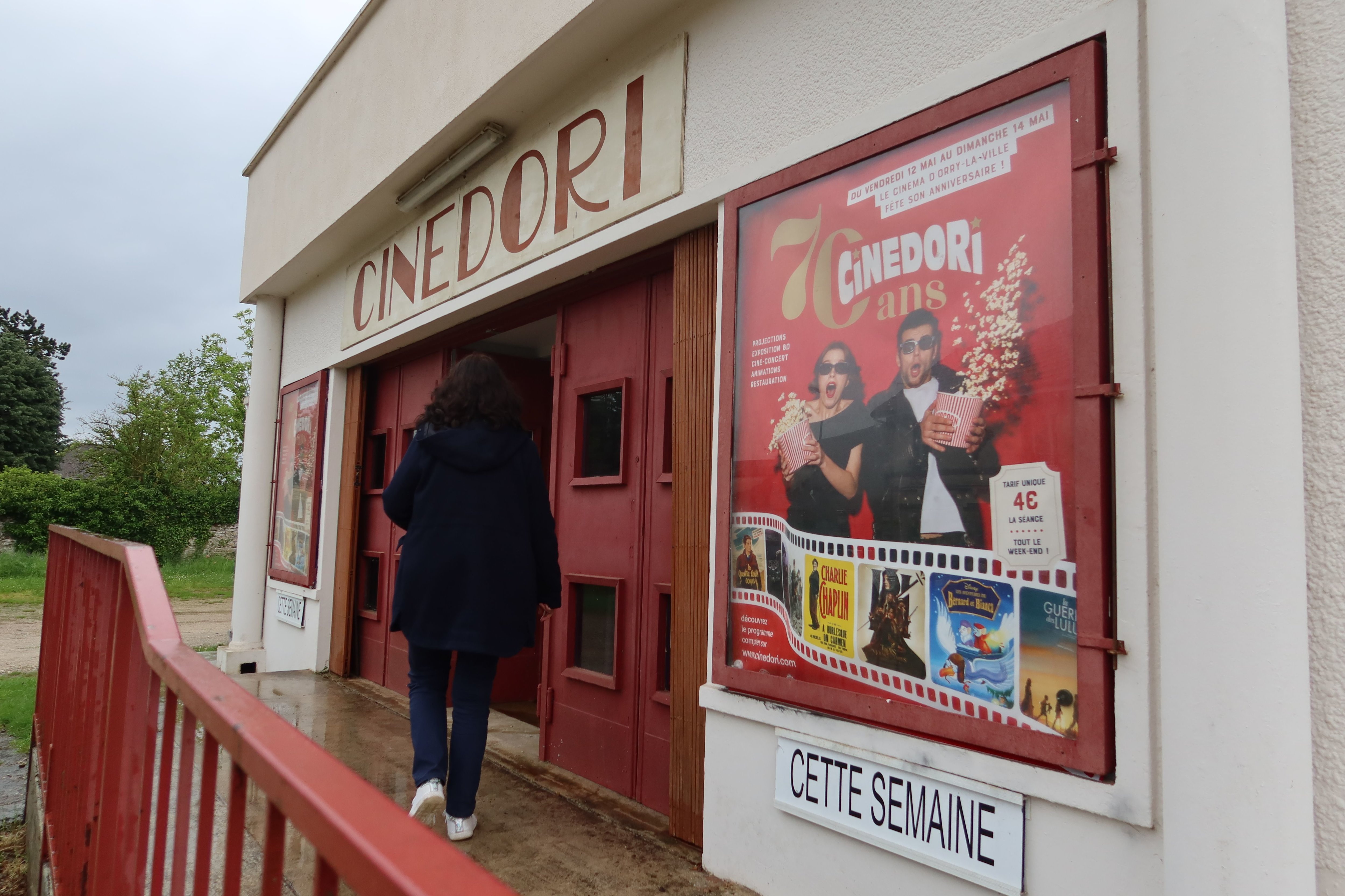 Orry-la-Ville (Oise), ce mercredi. Pour ses 70 ans, le Cinedori, cinéma associatif, propose ce week-end trois jours d'événements et la diffusion de six films. LP/Simon Gourru