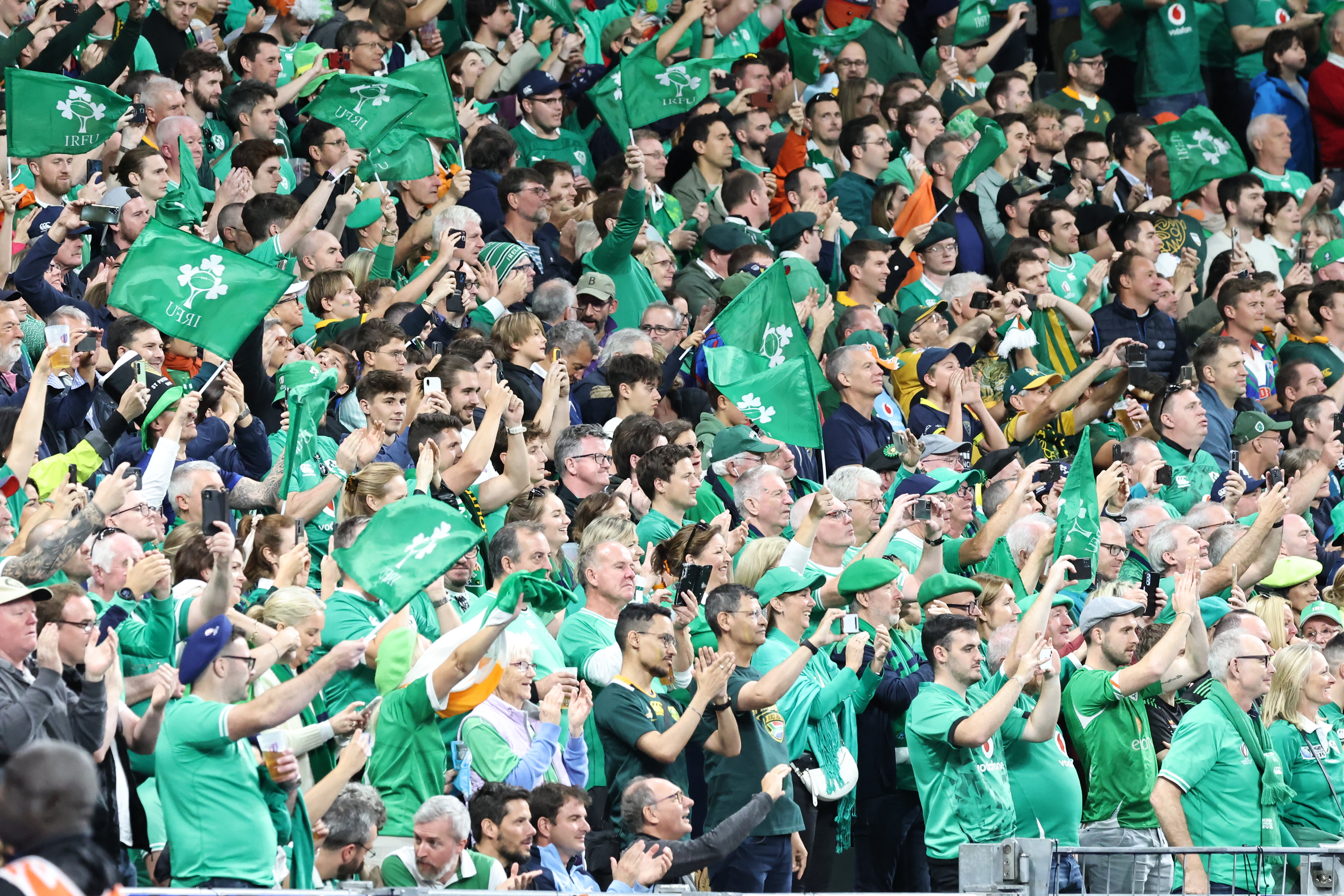 Les supporters irlandais se sont déplacés en nombre en France.
Photo LP / Fred Dugit