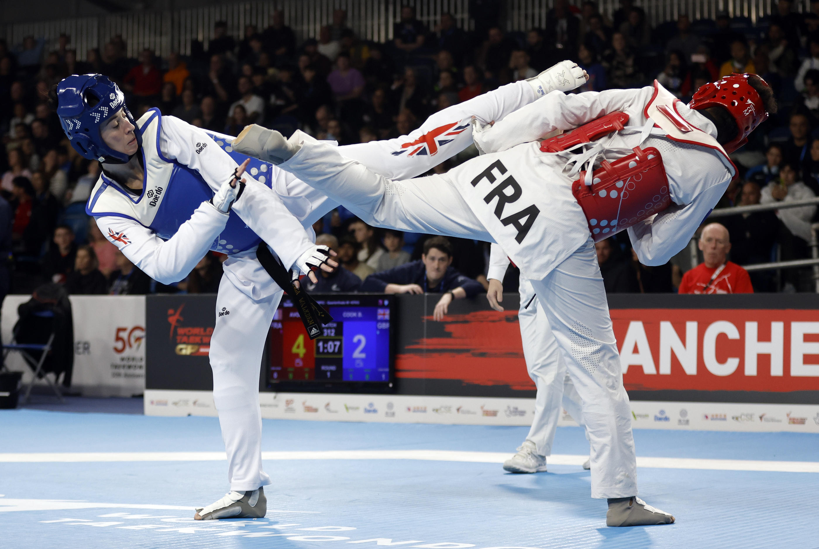 C'est sans dirigeant à la tête de la fédération, que les Bleus du taekwondo se préparent aux JO. Icon Sport