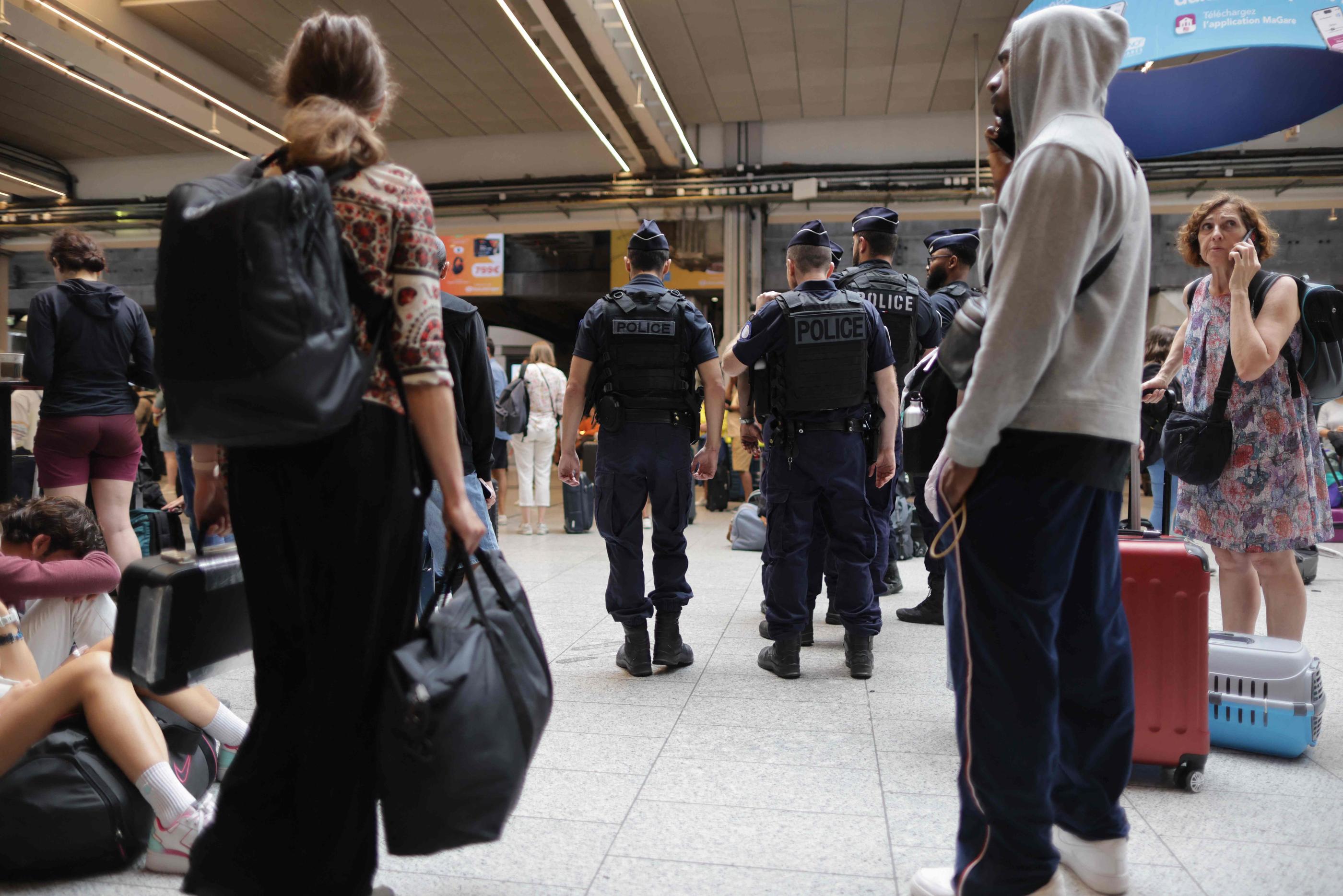 Le TGV a été arrêté une vingtaine de minutes en gare de Toulon. (Illustration) Thibaud MORITZ/AFP