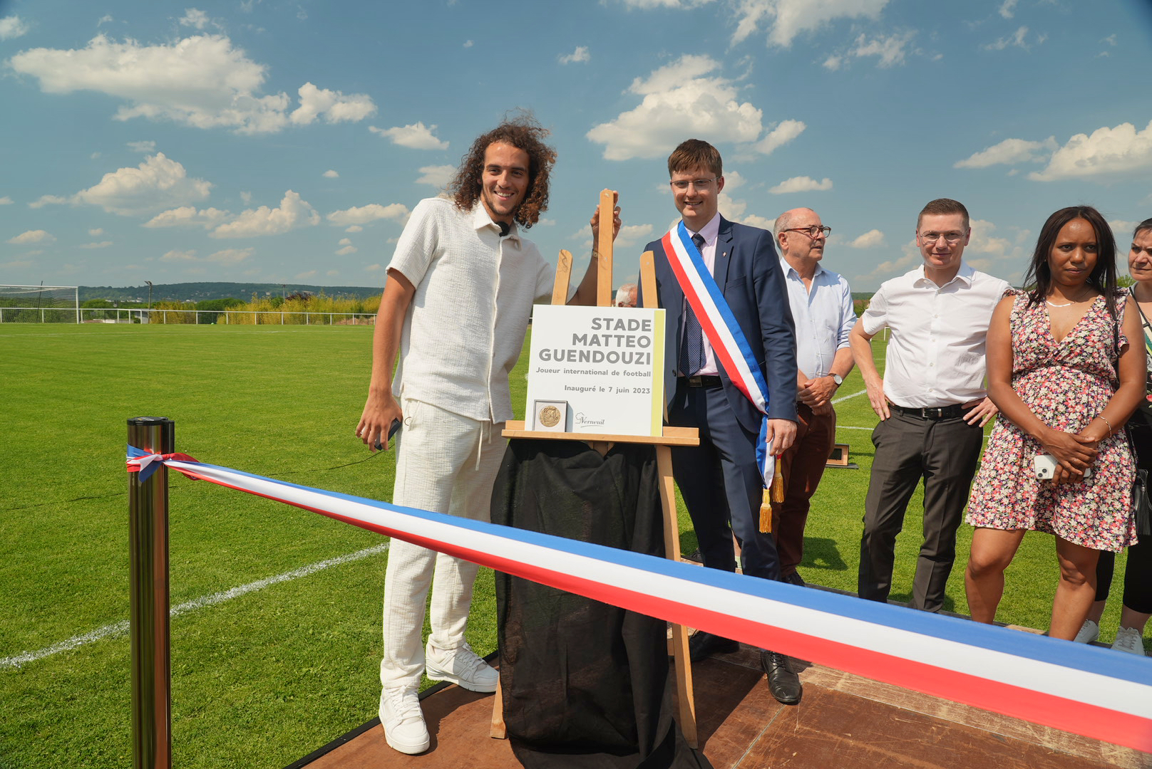 Mattéo Guendouzi a maintenant un stade à son nom dans les Yvelines. LP/YANN FOREIX