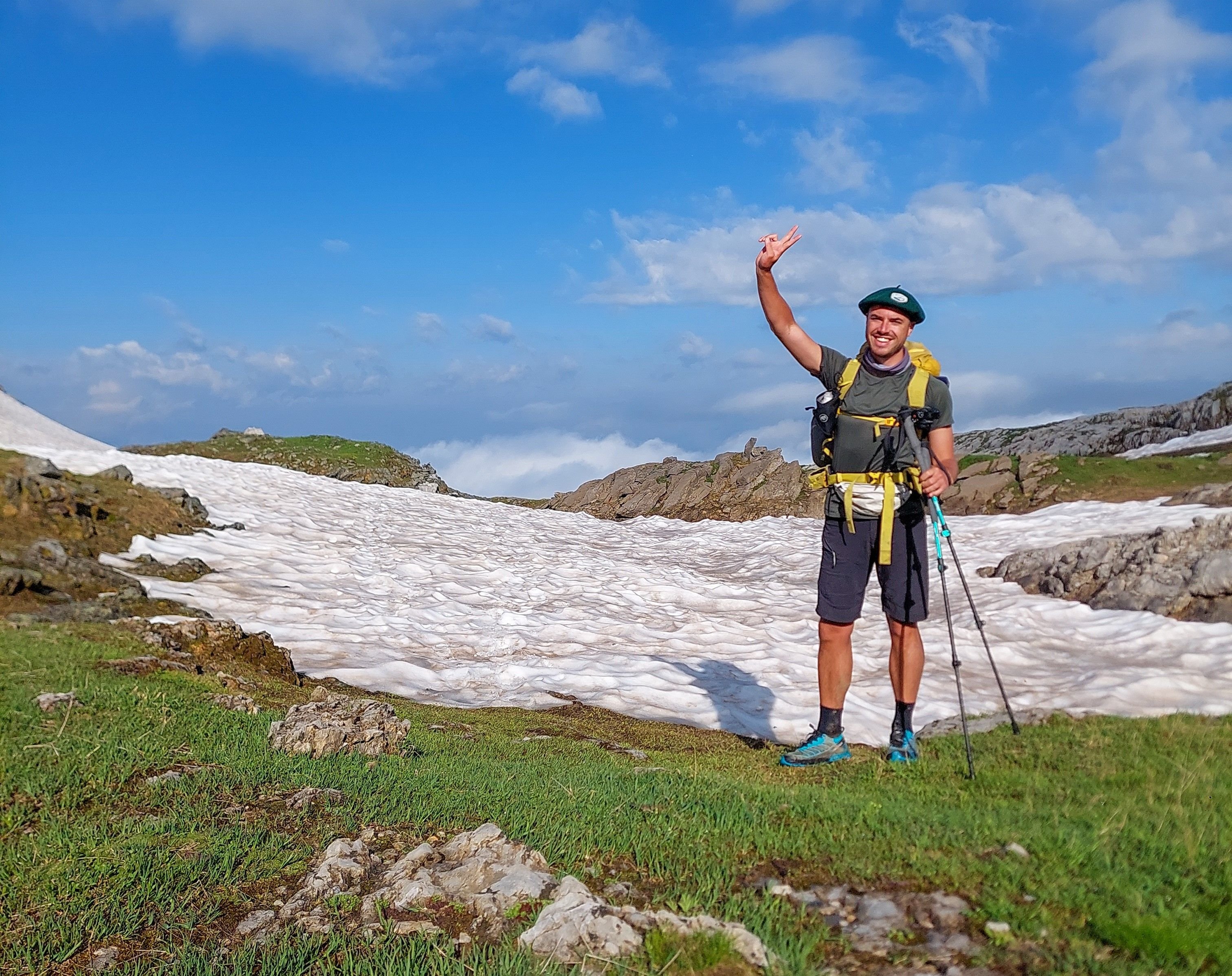 Florian Fiquet, éco-aventurier de 30 ans, s’apprête à parcourir plus de 300 km à pied dans les Pyrénées, en reliant différents glaciers. Il veut ainsi sensibiliser le grand public à leur fonte et leur disparition programmée. DR