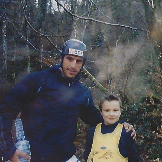 Le roi Tony Estanguet aux côtés du petit Nicolas Gestin