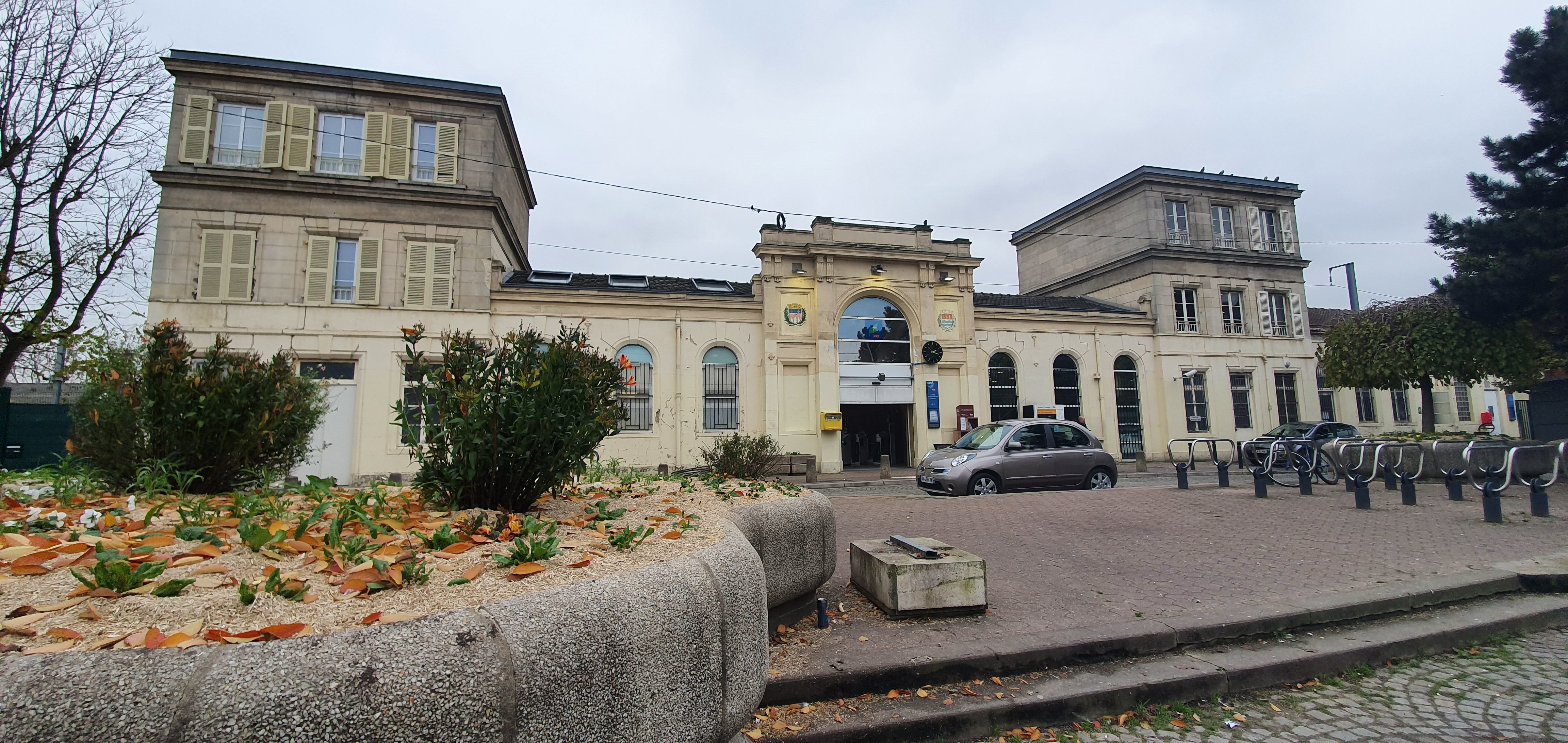 Gare de Pierrefitte-Stains, le 22 novembre 2021. La gare de cette station du RER D et ses abords vont être réaménagés. LP/C.G.