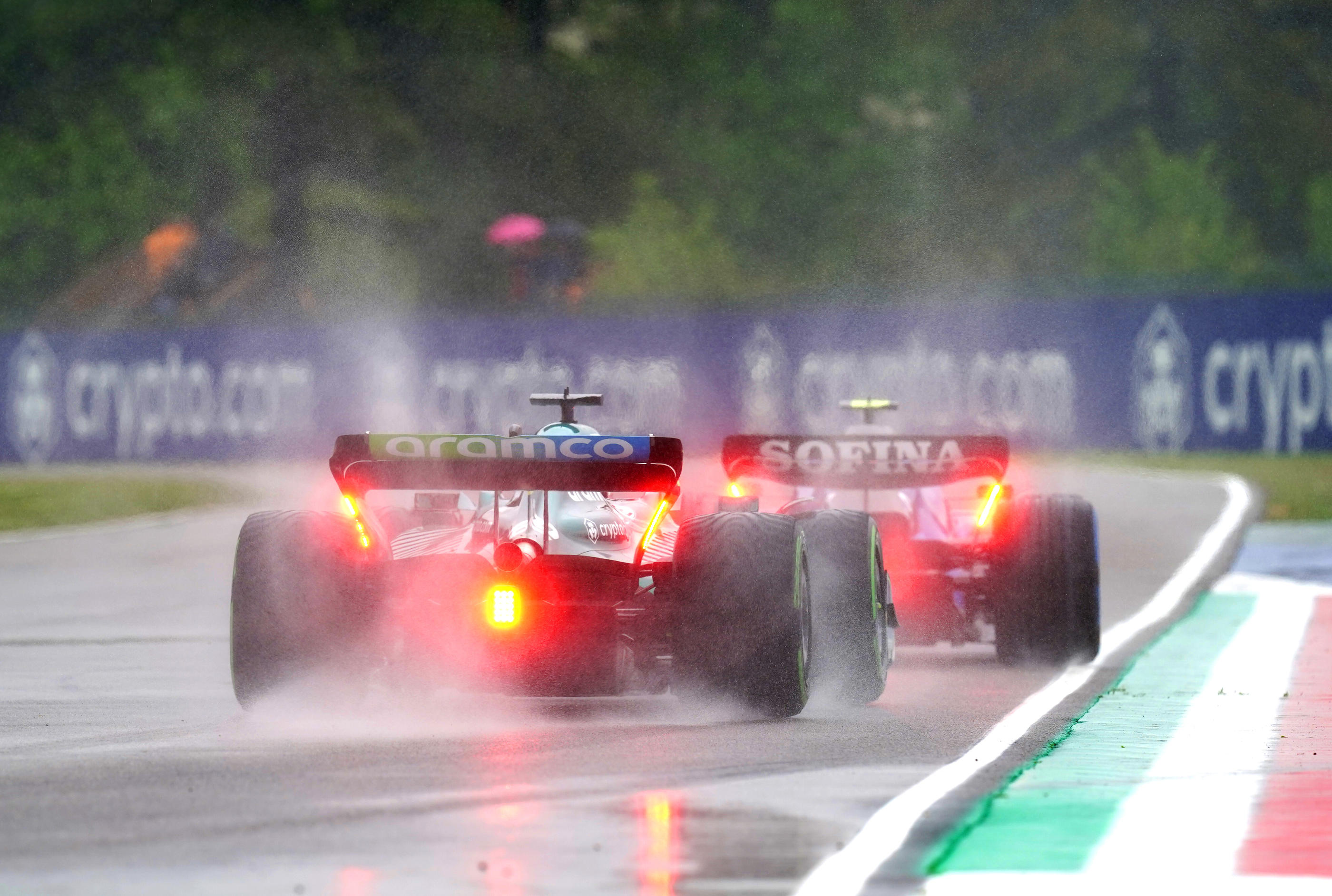 En raison de pluies persistantes et d'inondations dans le Nord de l'Italie, le Grand Prix d'Imola prévu dimanche a été annulé. Photo Icon sport