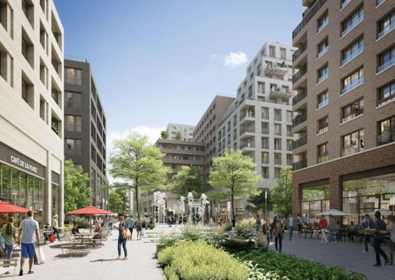 Un Carrefour Market de 2 500m2 ouvrira boulevard Thorez au premier trimestre 2024. (Visuel) Bobigny Cœur de ville