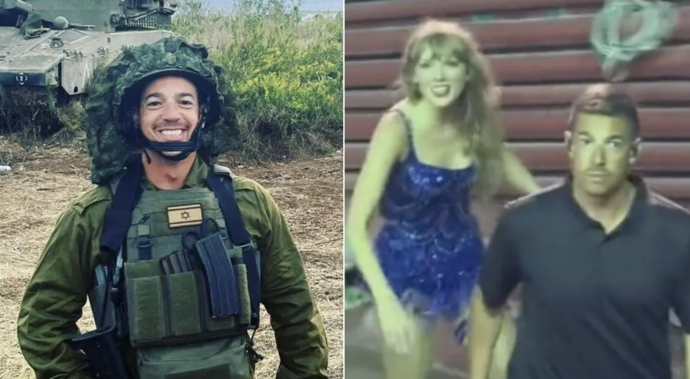 Le garde du corps de Taylor Swift, qui a rejoint l'armée israélienne. Facebook