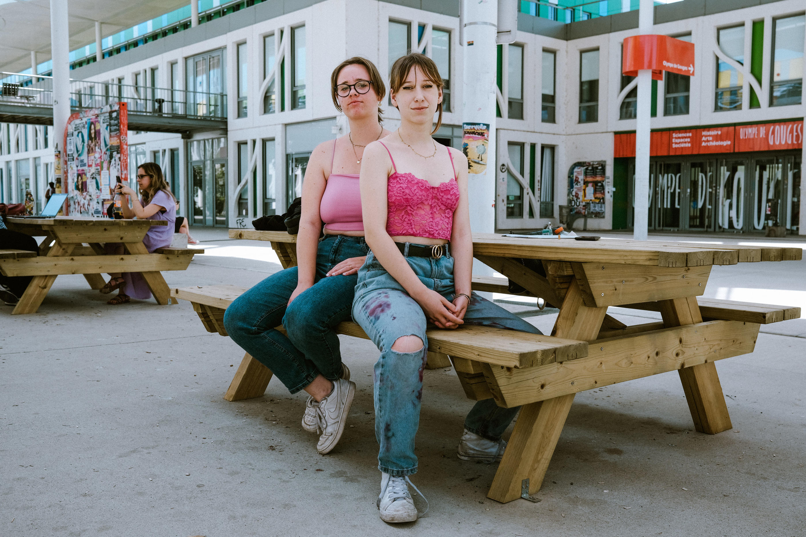 Étudiantes à Toulouse, Amandine et Lison appréhendent le scrutin de dimanche. LP/Pat Batard