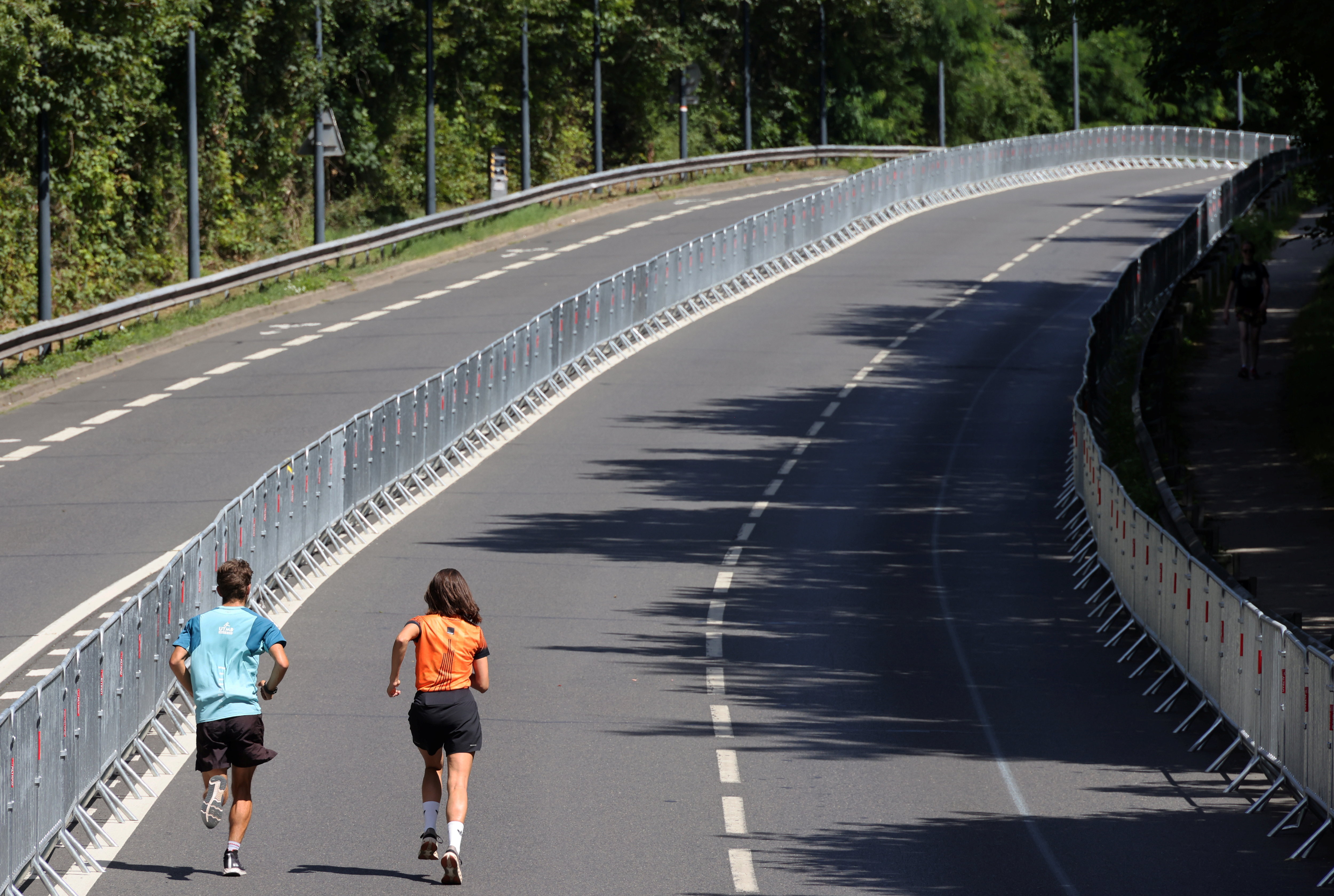 Cerise pour le gâteau pour ceux qui courent leur premier marathon : la première redoutable côte du pavé des Gardes à Meudon (Hauts-de-Seine). LP/Delphine Goldsztejn