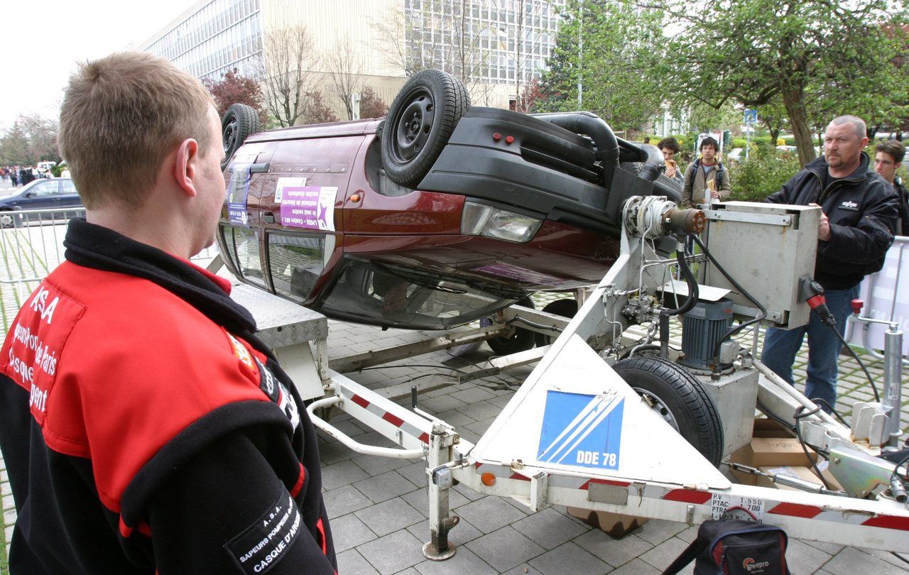 <b>Illustration.</b> La manifestation comprendra notamment la voiture-tonneau, un grand classique des rendez-vous de la sécurité routière. 