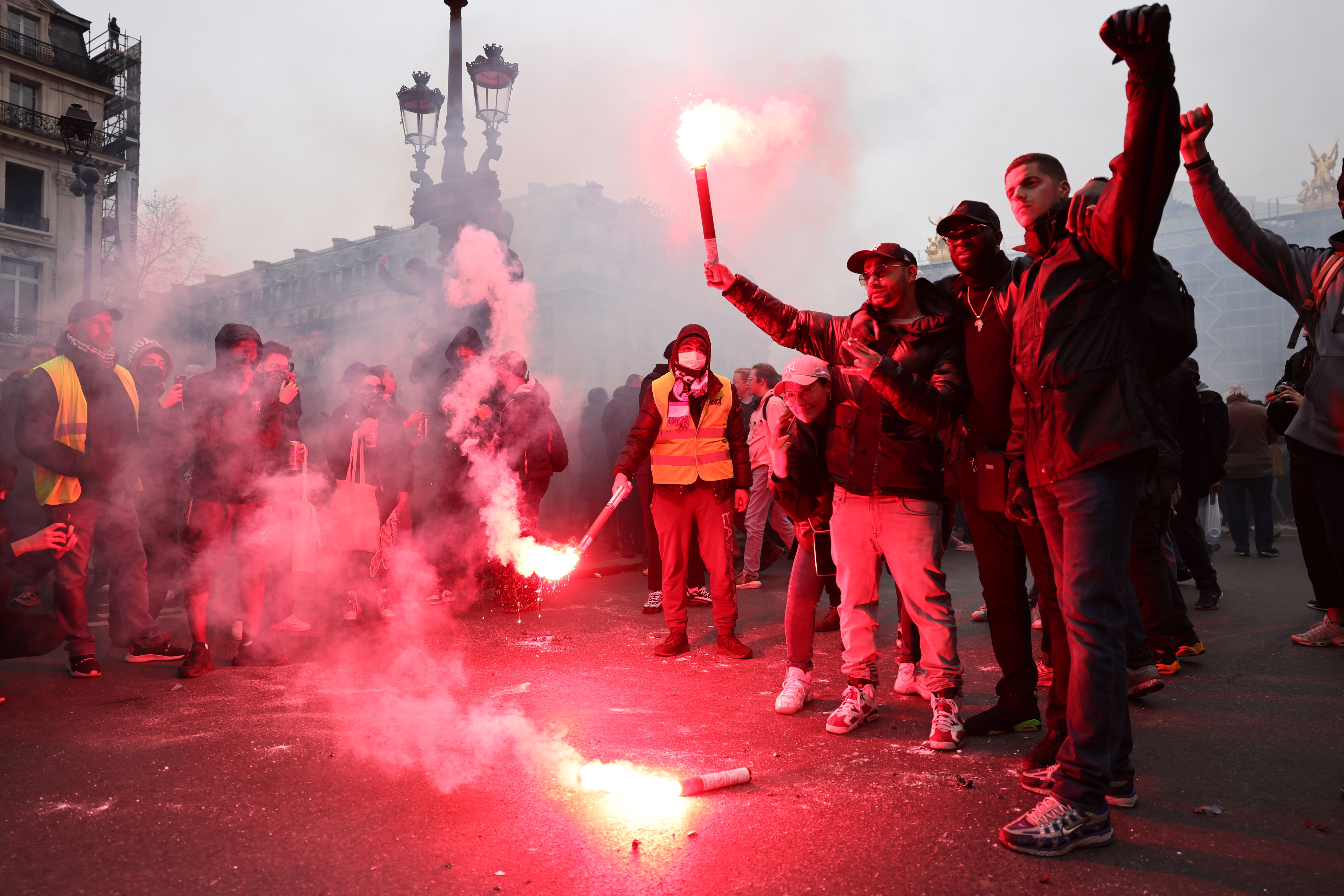 La neuvième journée de mobilisation interprofessionnelle ce jeudi a rassemblé trois millions de Français selon les syndicats, 1,1 million selon l'Intérieur. LP/Fred Dugit