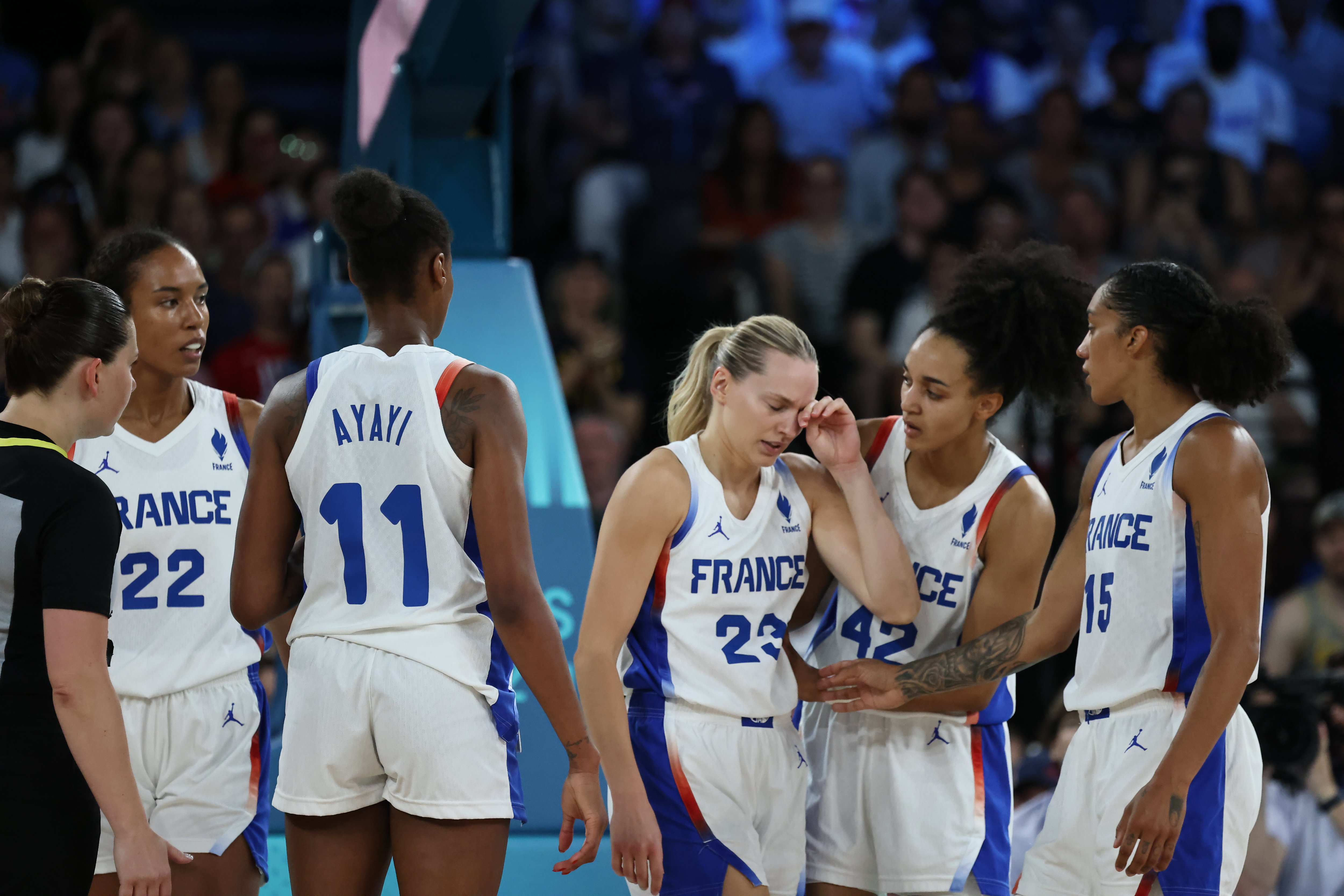 Marine Johanne et les Bleues auront livré un immense match contre Team USA.
France - USA
LP / Fred Dugit