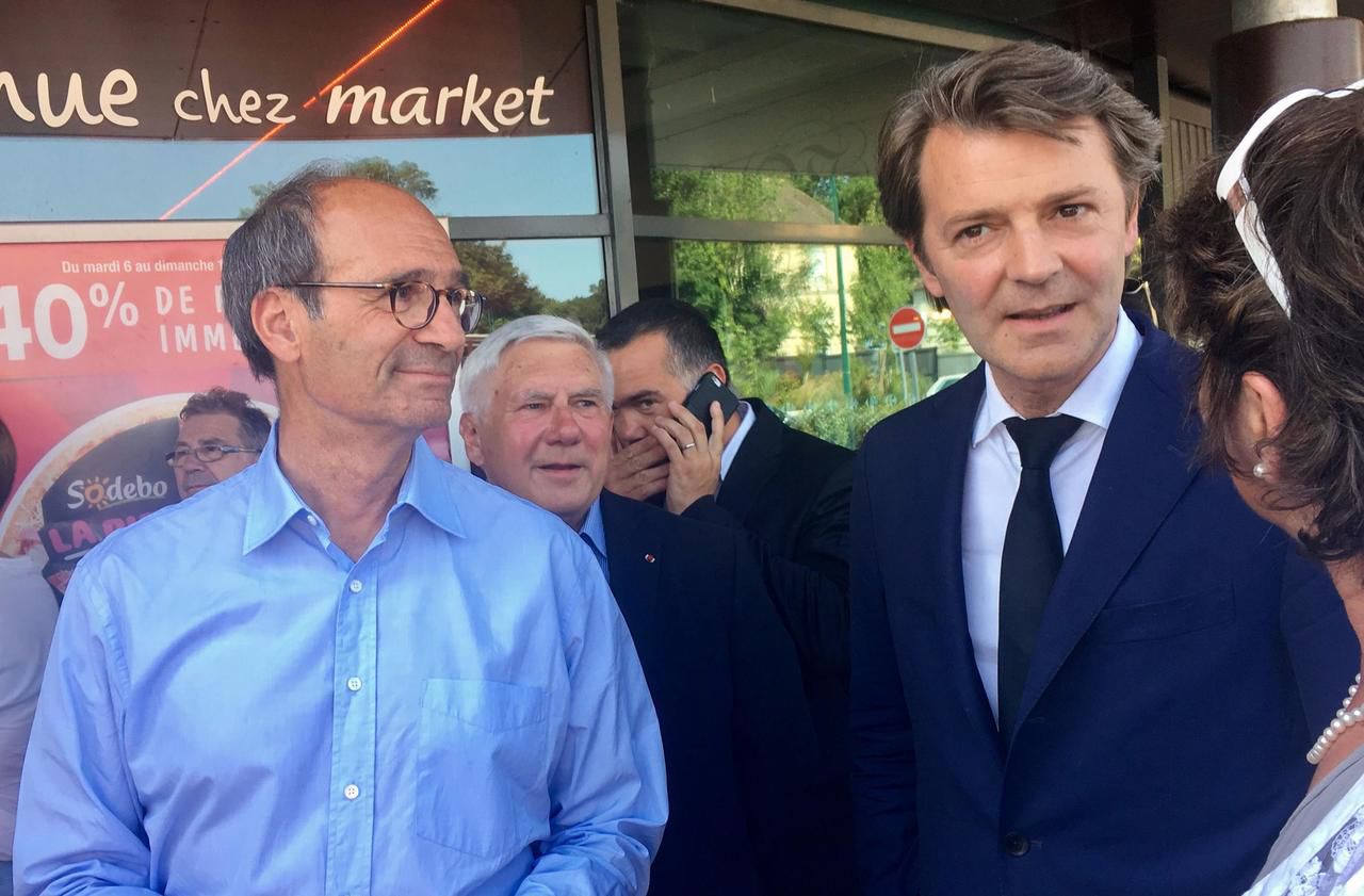 <b></b> Lamorlaye. Le chef de file du comité de campagne de la droite et du centre pour les législatives, François Baroin est venu soutenir Eric Woerth pendant l’entre-deux tours. 