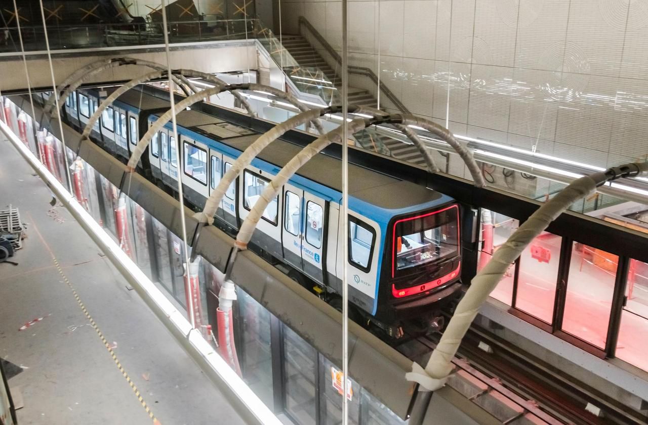 -120 mètres de long... le plus grand métro de France arrive sur la ligne 14 à Paris 