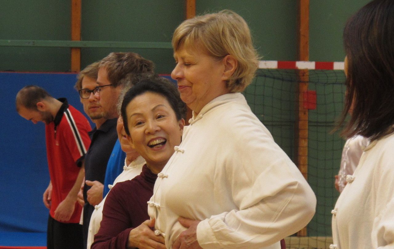 <b>Verneuil-sur-Seine, samedi après-midi.</b> Sept fois championne du monde de wushu, Xiao Yan est réputée dans le monde entier pour sa pratique et ses conseils. 