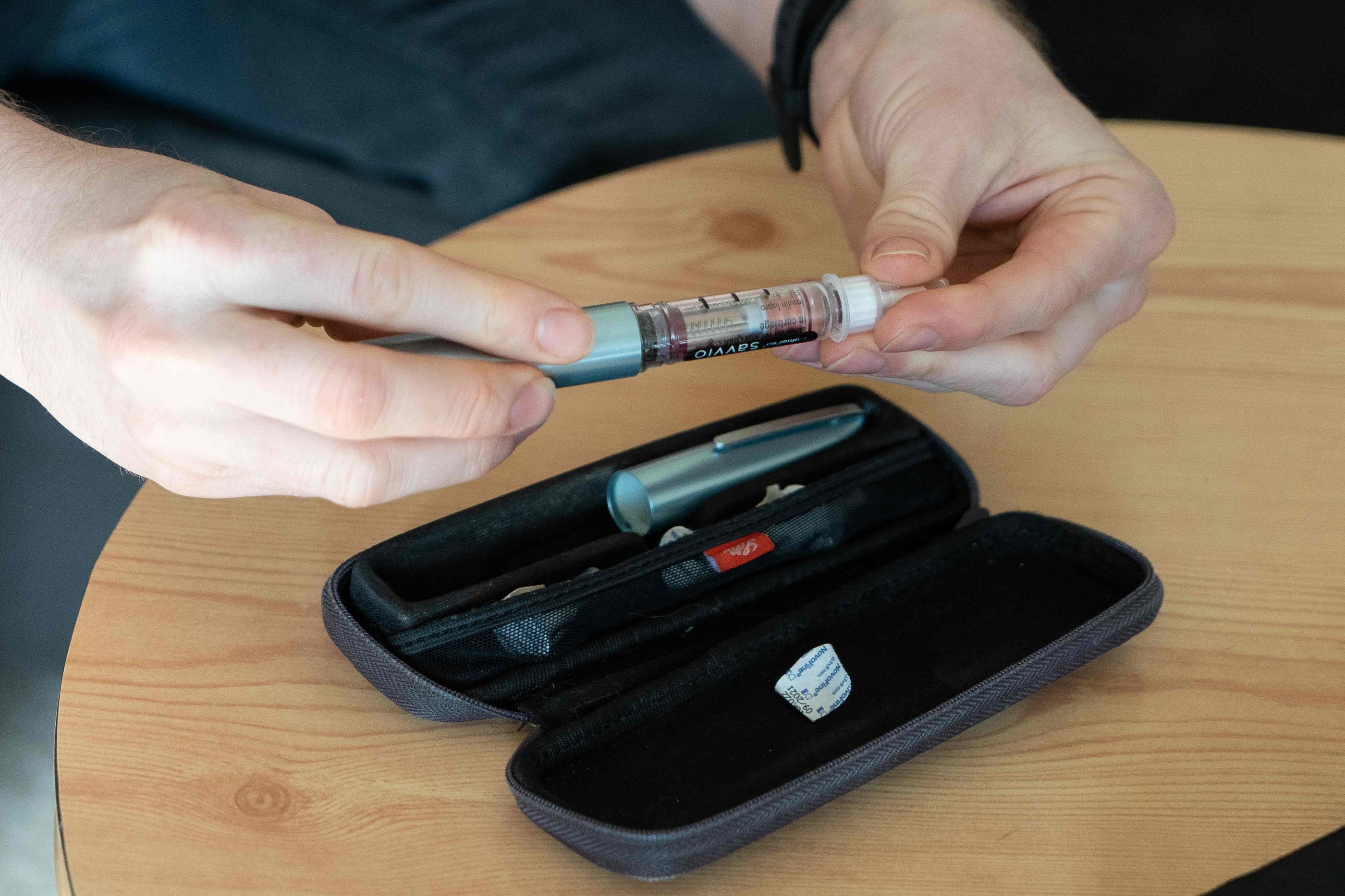 Médecins sans frontières demande notamment la baisse du prix des stylos à insuline. (Illustration) AFP/Halle'n