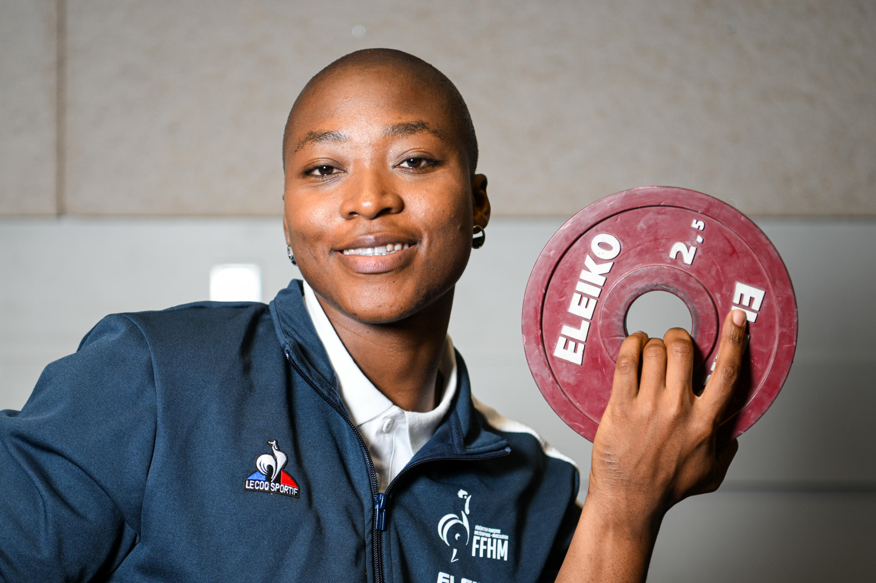 Née au Cameroun, l'haltérophile française Marie-Josèphe Fegue participera au tournoi des Jeux de Paris qui débute le mercredi 7 août. Icon Sport/Daniel Derajinski