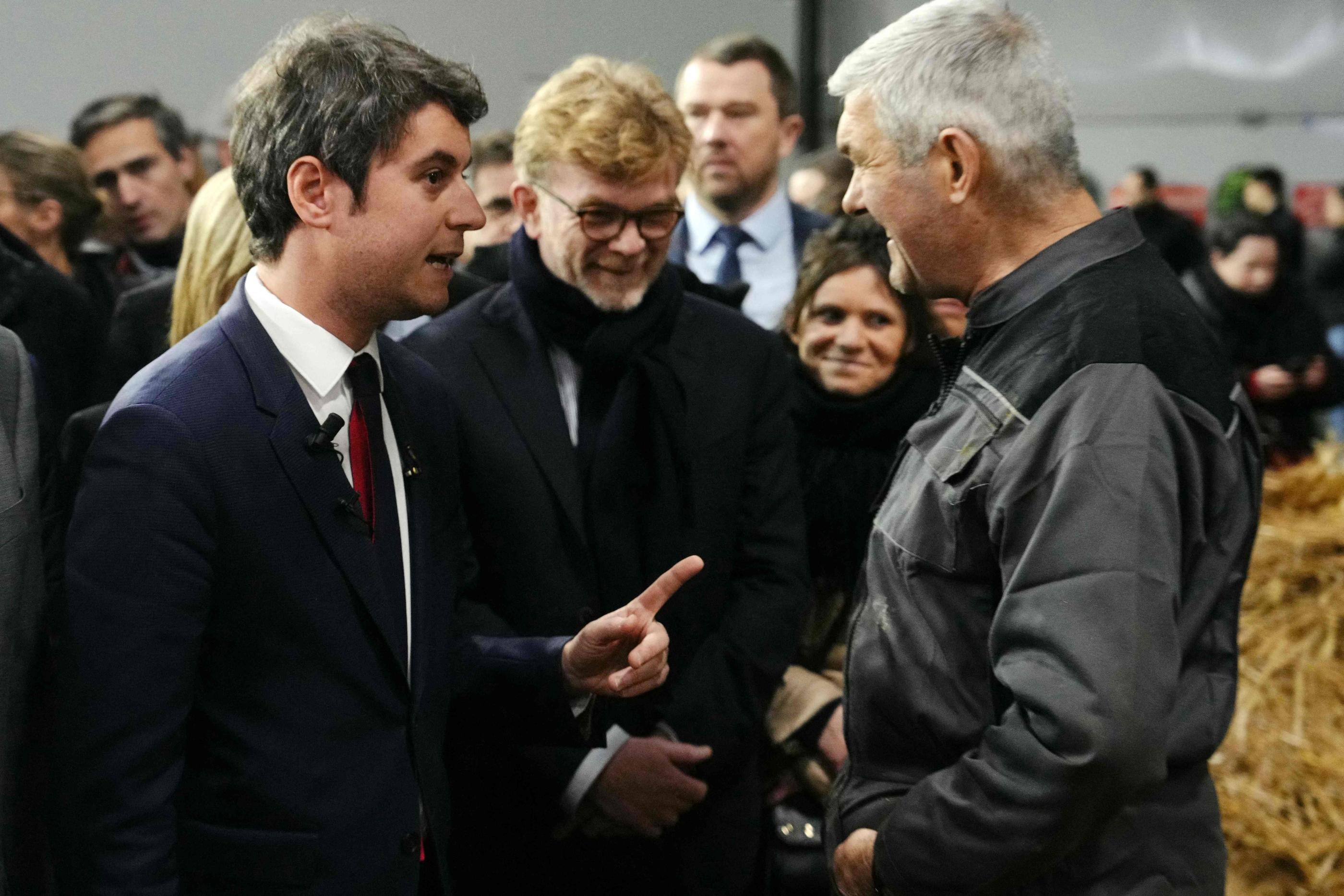 Gabriel Attal va passer la journée de ce mardi dans les allées du Salon de l'agriculture. AFP/Dimitar Dilkoff