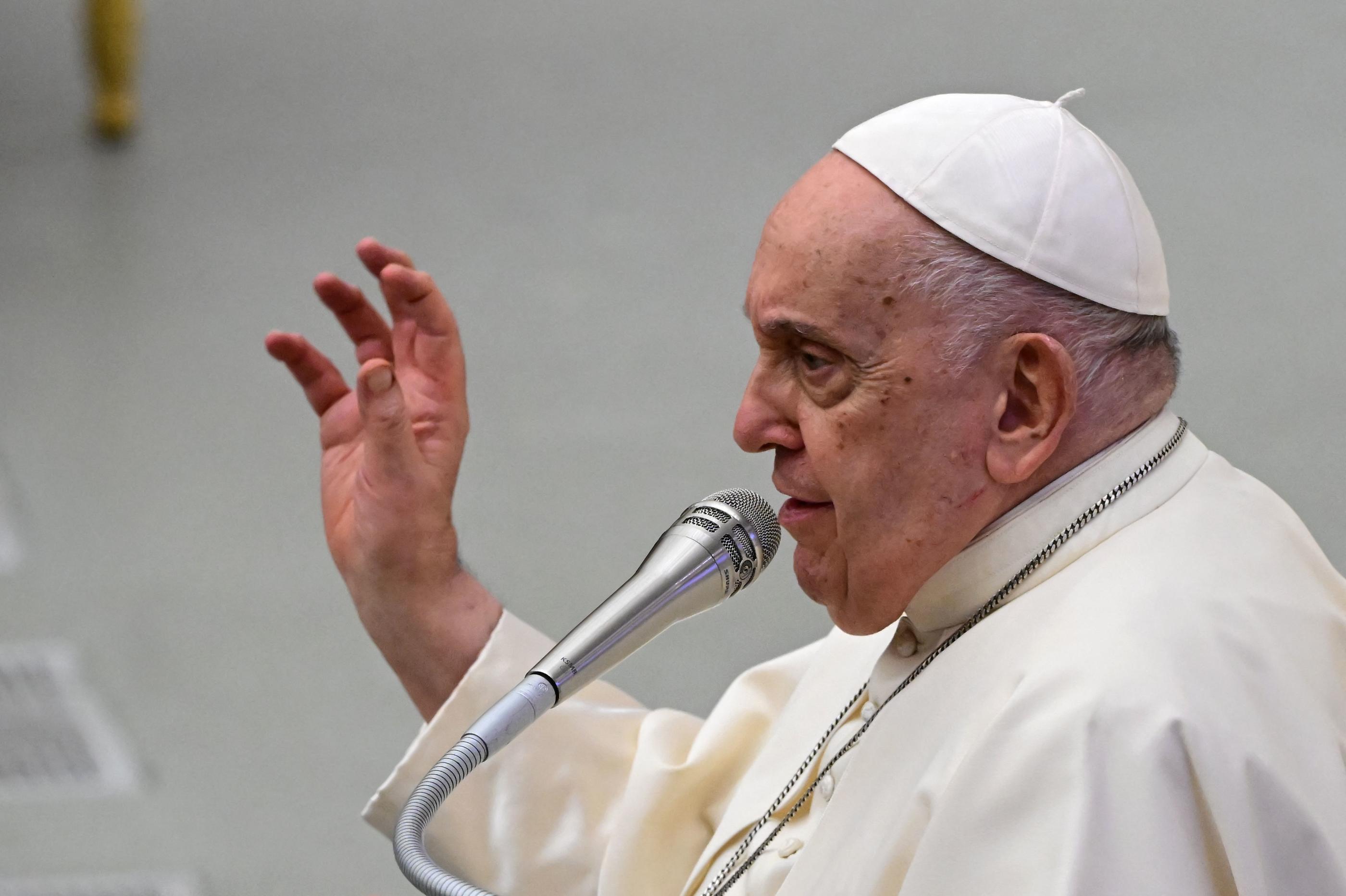 Le pape François s'est dit  «attristé que la trêve soit rompue» à Gaza. Il a  souhaité que «les parties impliquées puissent parvenir au plus tôt à un nouvel accord de cessez-le-feu». AFP/Tiziana FABI 