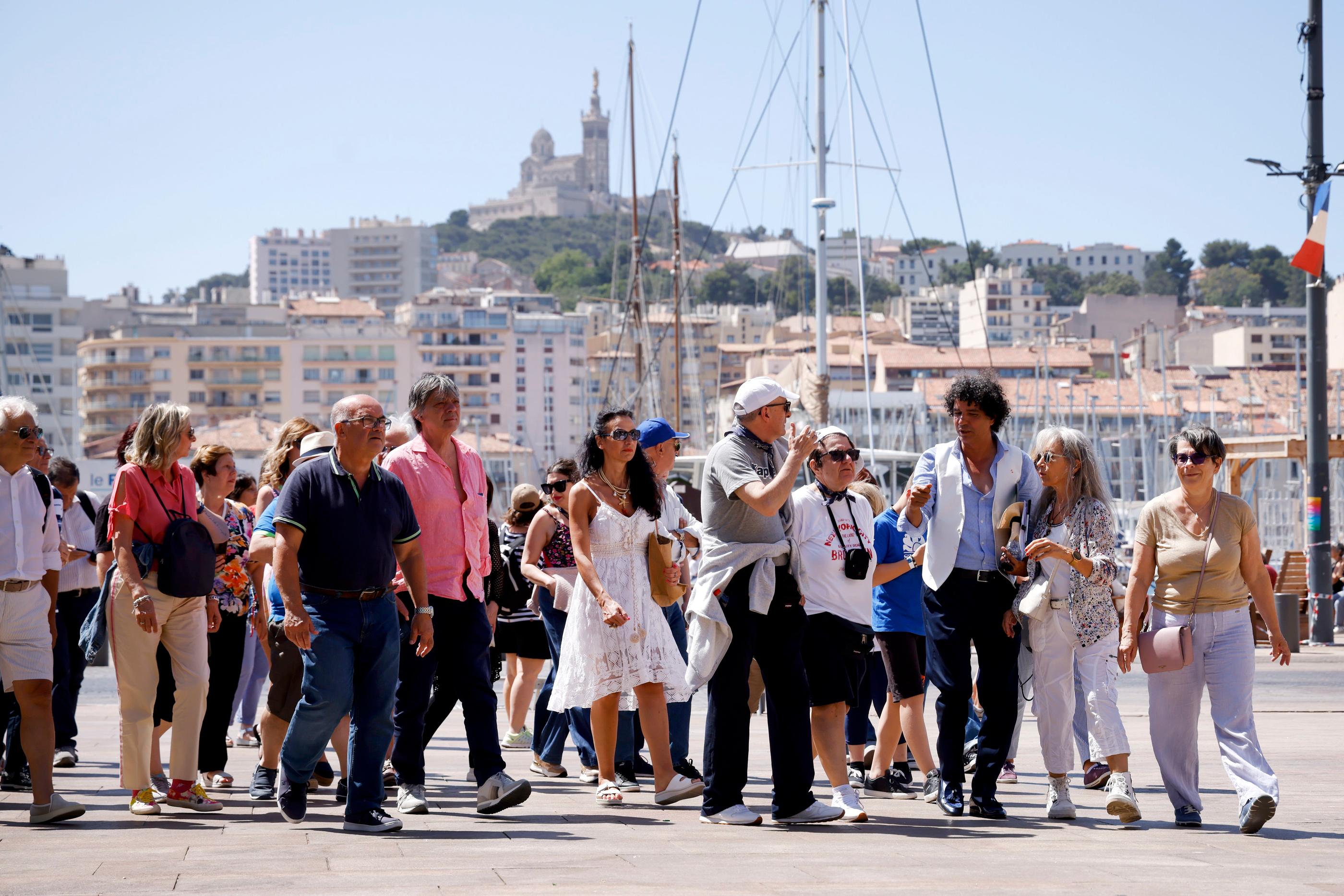 Marseille accueillera plusieurs épreuves des JO et donc de nombreux touristes cet été avec l'aide de l'intelligence artificielle. (Illustration) PhotoPQR/La Provence/Franck Pennant