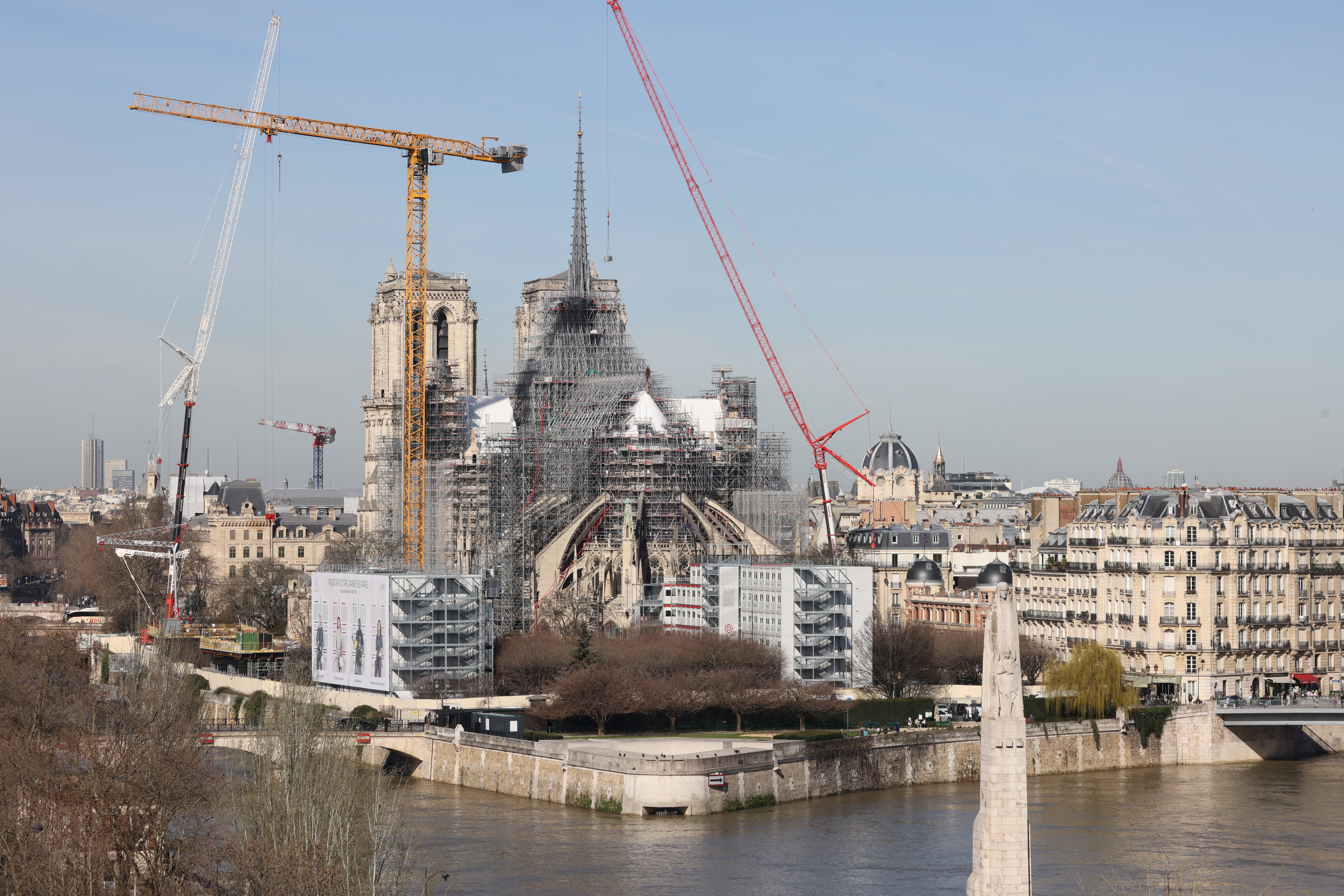 La cathédrale Notre-Dame de Paris a retrouvé la charpente de sa nef. Sa reconstruction a été achevée vendredi. (Photo d'illustration). LP/Olivier Lejeune.