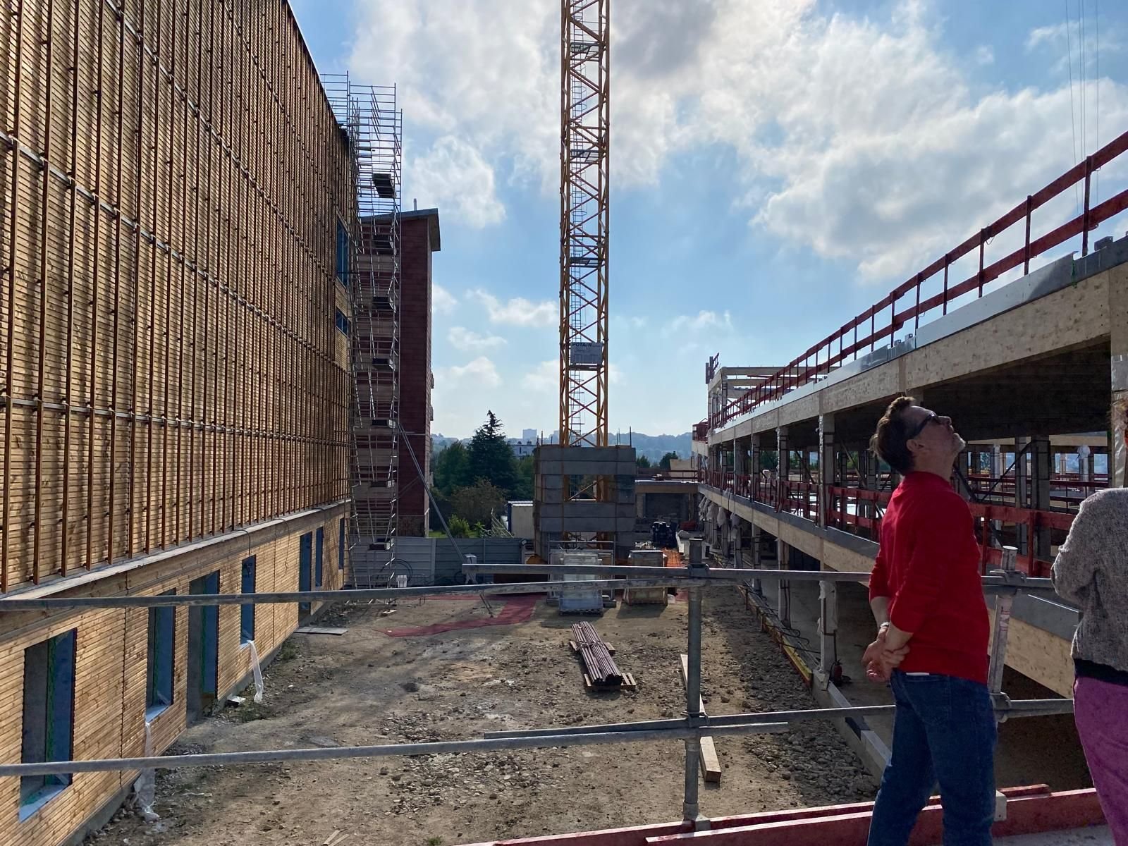 Bourg-la-Reine (Hauts-de-Seine), ce mercredi 18 septembre. Le campus de l'enfance s'inscrit dans le projet global d'écoquartier. Une opération à 35 millions d'euros en tout. LP/Mathilde Debarre