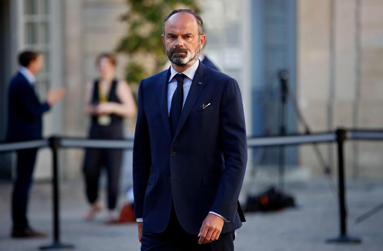 <b></b> Hôtel Matignon, à Paris, le 20 mai. Le Premier ministre Edouard Philppe a reçu dans la soirée les responsables des différents partis politiques.
