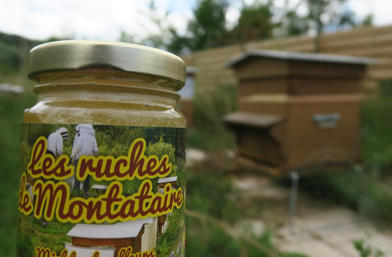<b></b> Montataire, ce mardi. Pour la première récolte, les abeilles communales ont produit 60 kg de miel, sans compter le nectar laissé dans la ruche pour subvenir à leur alimentation.