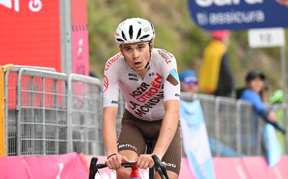 Alex Baudin a été contrôlé positif au tramadol lors du dernier Giro. Photo by Icon sport