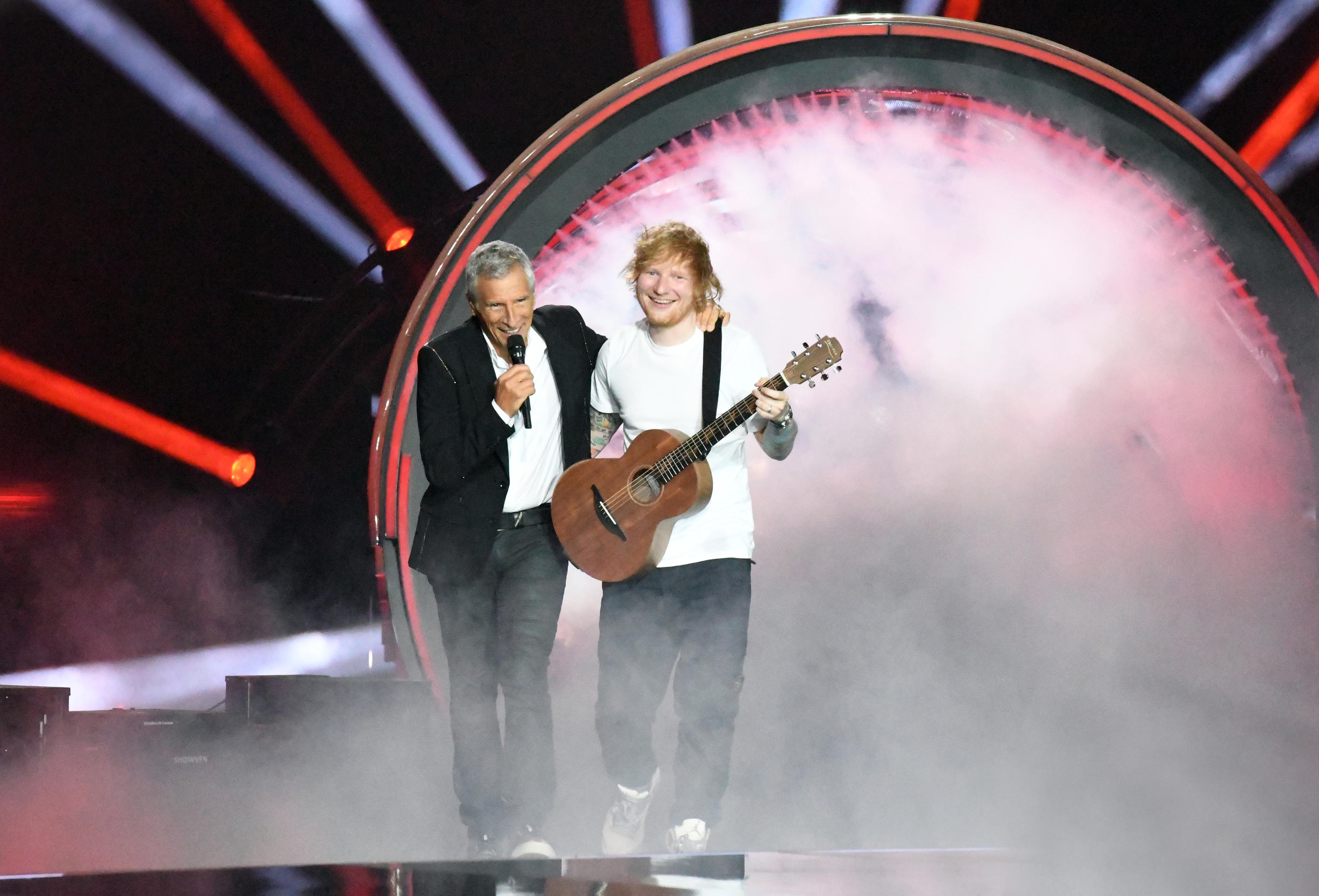 Nagui a fêté les 30 ans de son émission musicale «Taratata» en remplissant la plus grande salle d’Europe, Paris La Défense Arena. AIR PROD/Gaelle Ghesquiere