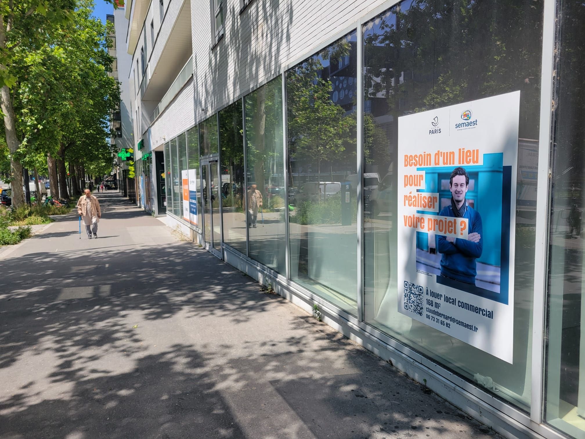 Boulevard Macdonald (XIXe), le 13 juin. La désertification commerciale de ce côté de l'artère s'explique en partie par les conséquences du Covid et la présence de toxicomanes. LP/J.L.